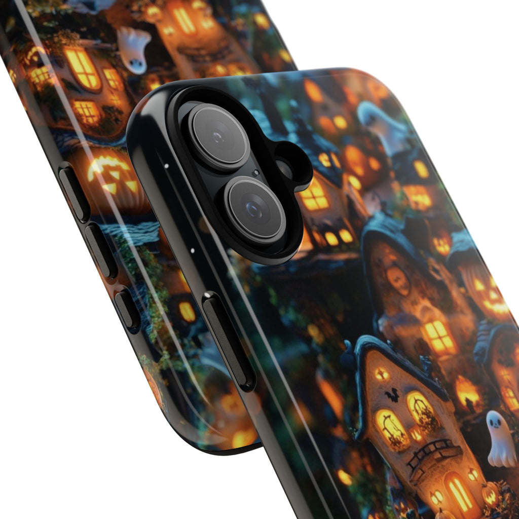 Spooky Pumpkin Village Tough Phone Cases (Season)