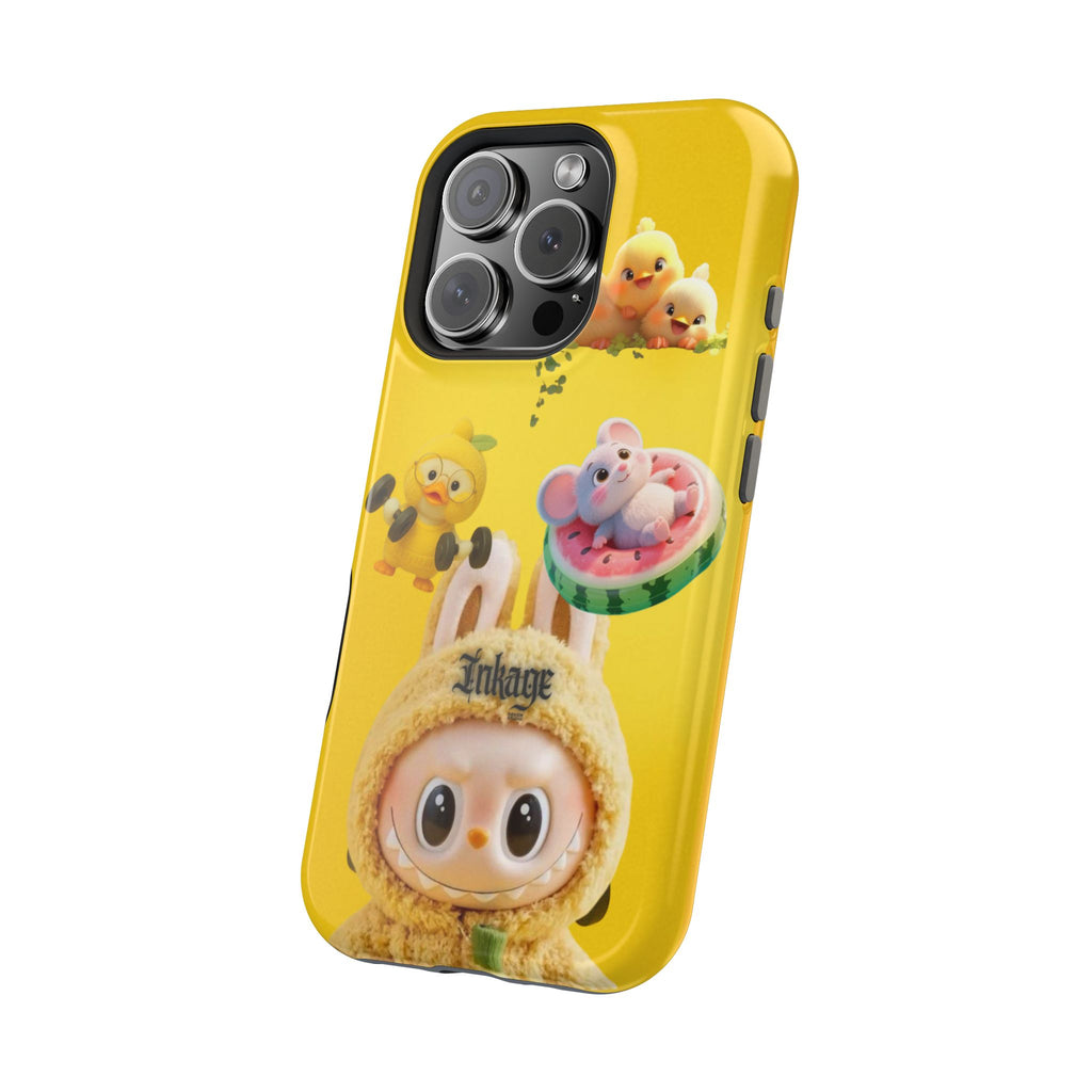 Yellow Cutie Labubu Magnetic Phone Cases (Animation)