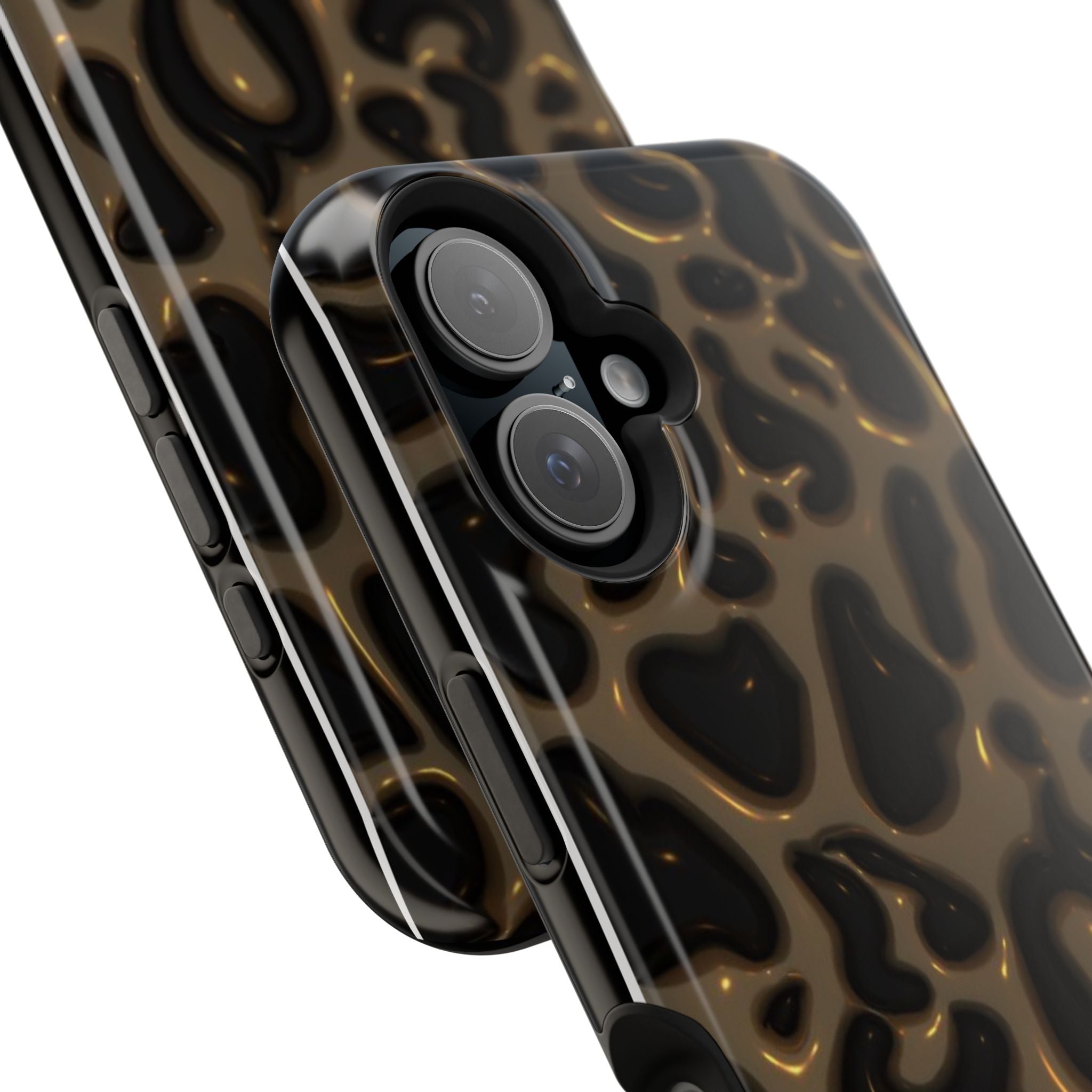 Leopard Print Magnetic Phone Cases (Minimal)