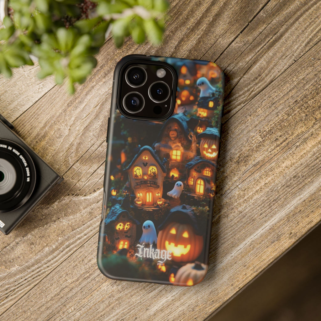 Spooky Pumpkin Village Tough Phone Cases (Season)