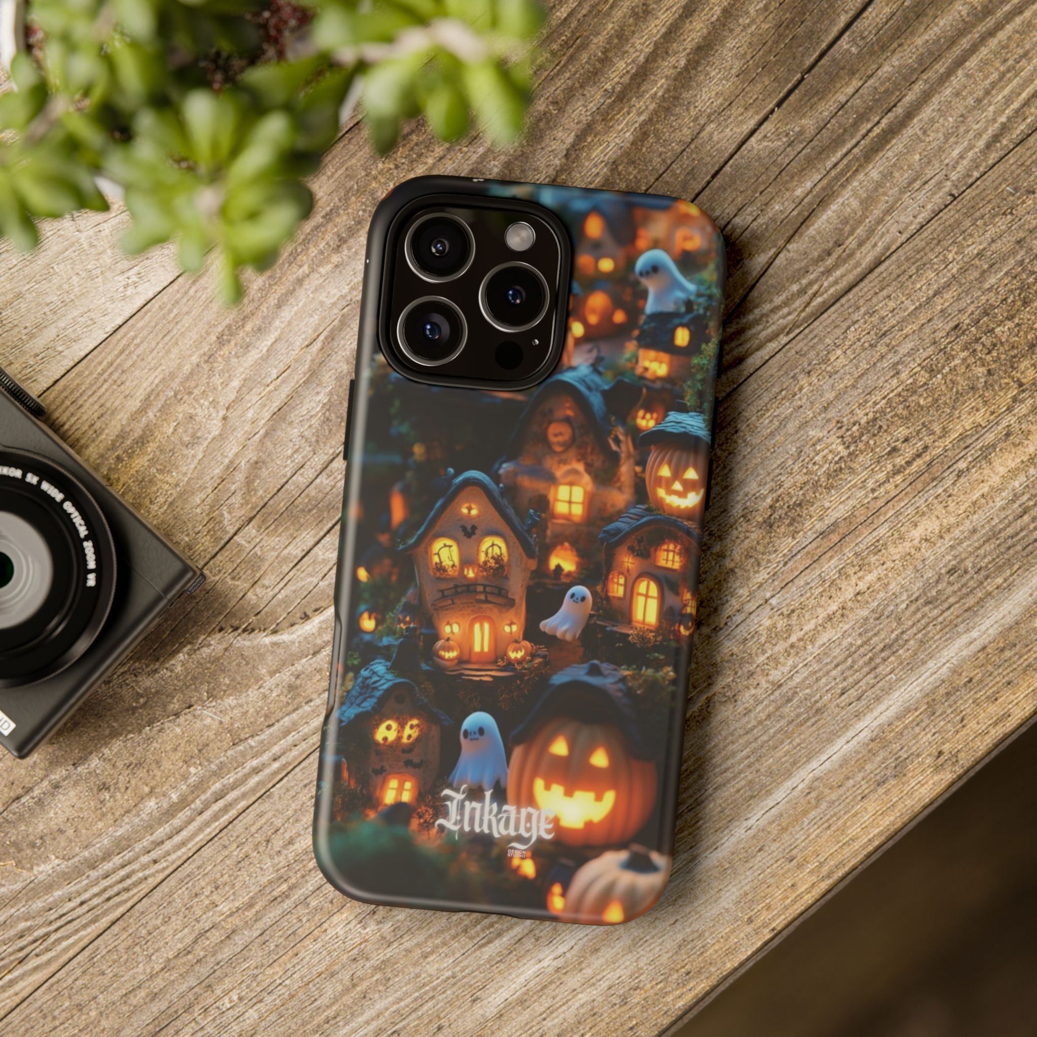 Spooky Pumpkin Village Tough Phone Cases (Season)