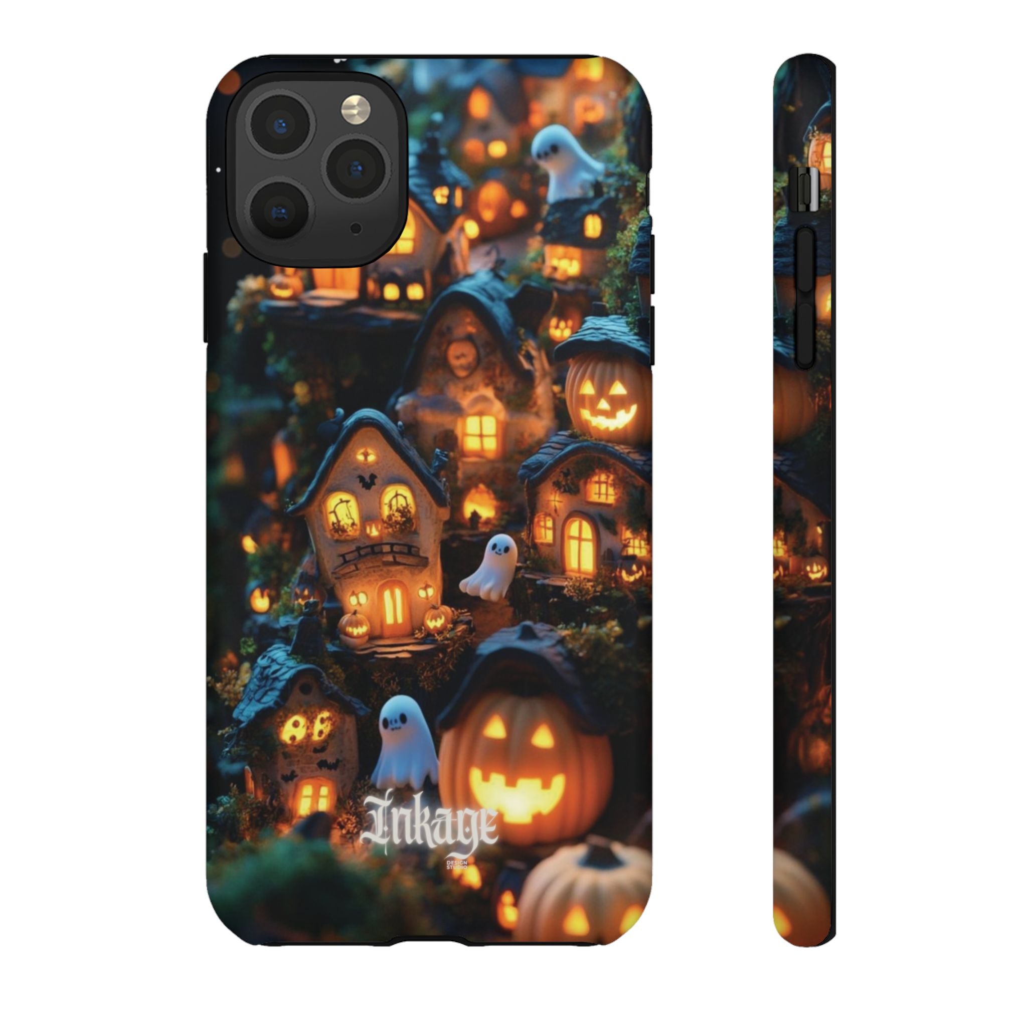 Spooky Pumpkin Village Tough Phone Cases (Season)