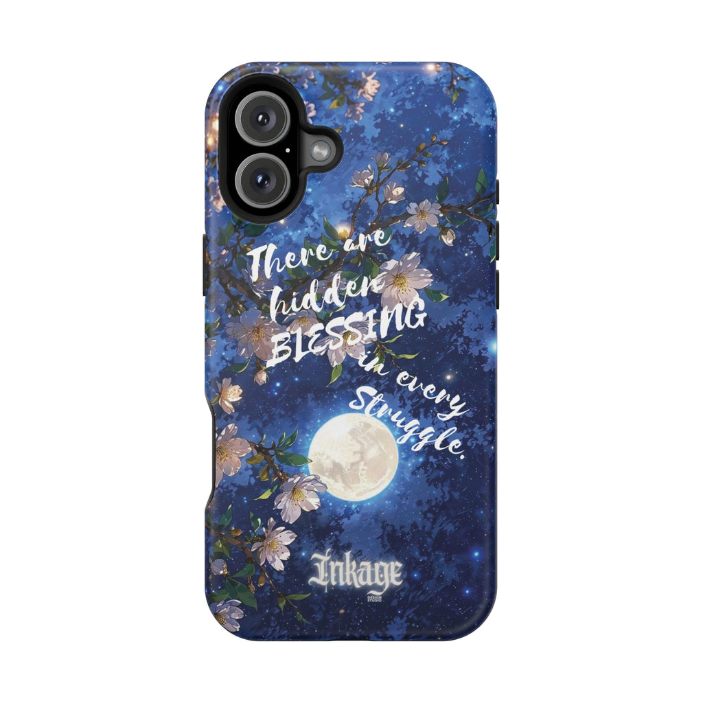 “Moonlit Blessing” Quote Magnetic Phone Cases