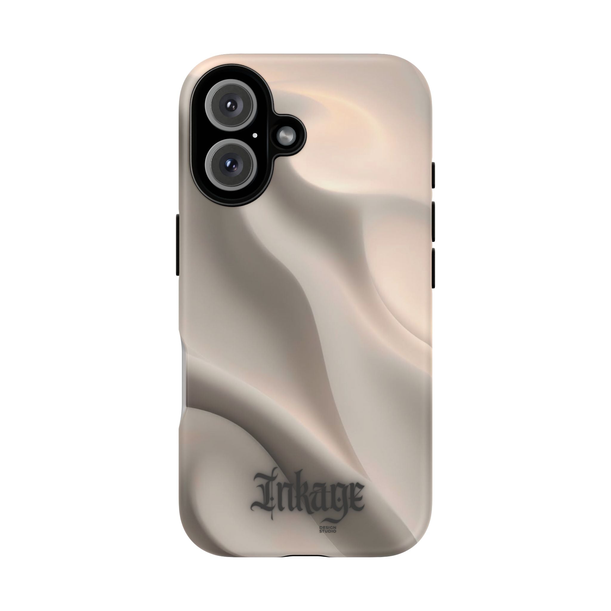 Beige Wavy Flow Tough Phone Case (Minimal)