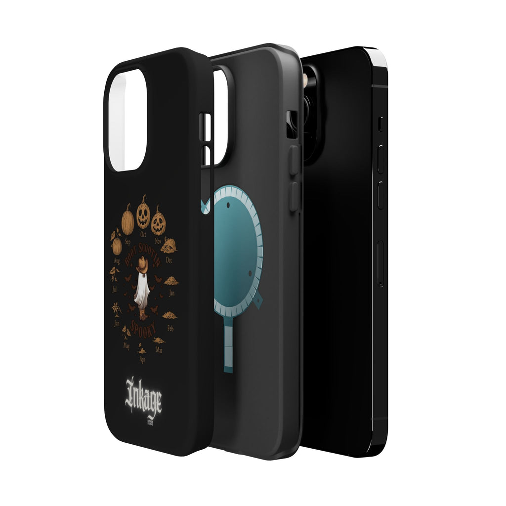 Spooky Boot Halloween Pumpkin Magnetic Phone Case (Season)