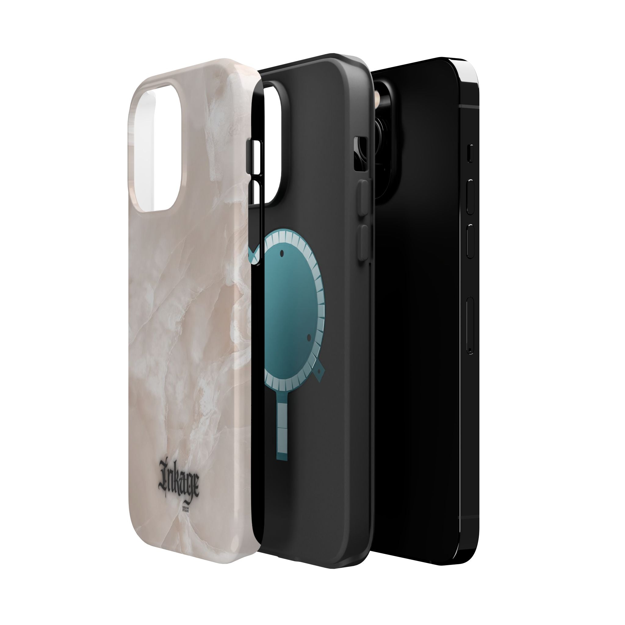 Blush Marble Magnetic Phone Cases (Minimal)