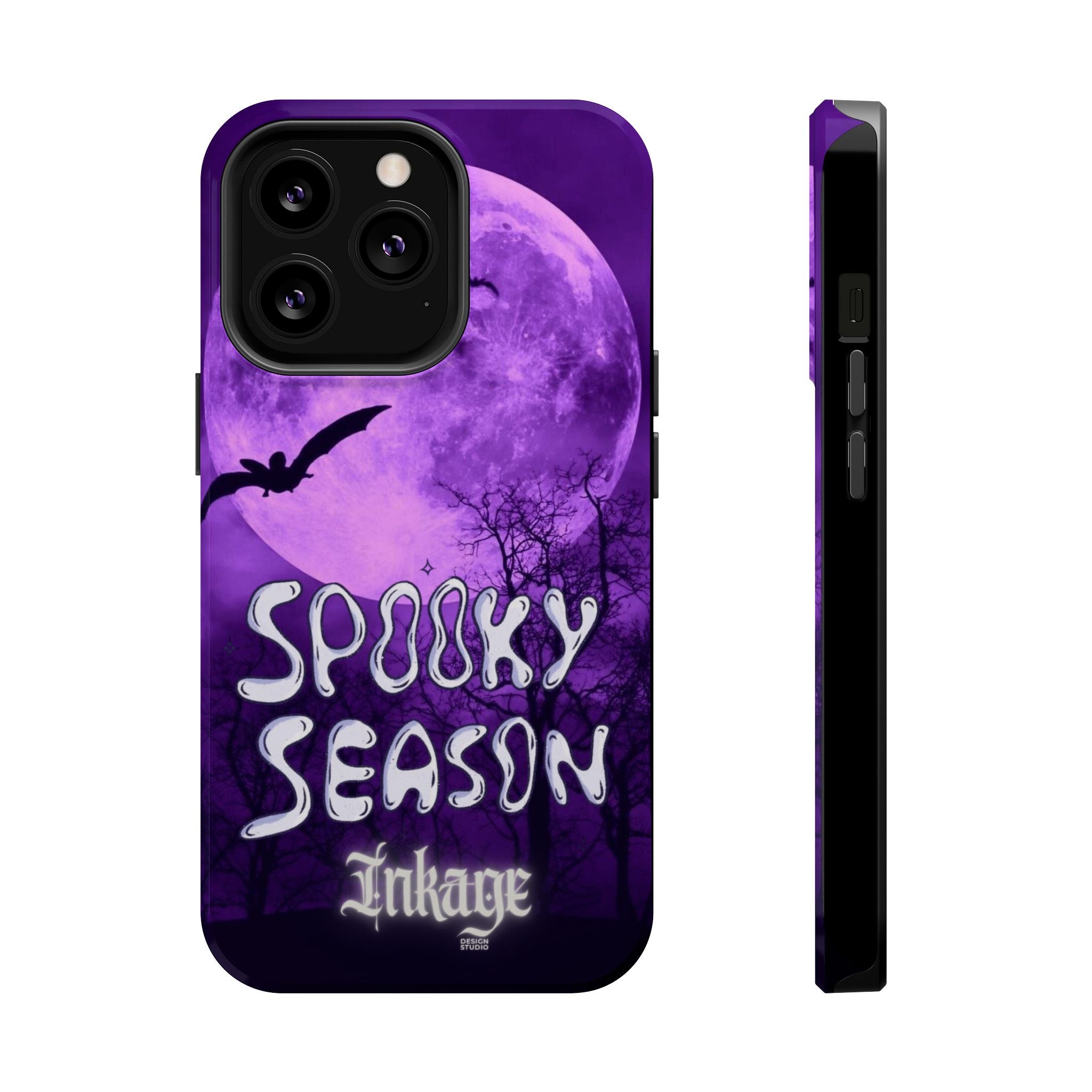 Purple Spooky Season Magnetic Phone Cases (Season)