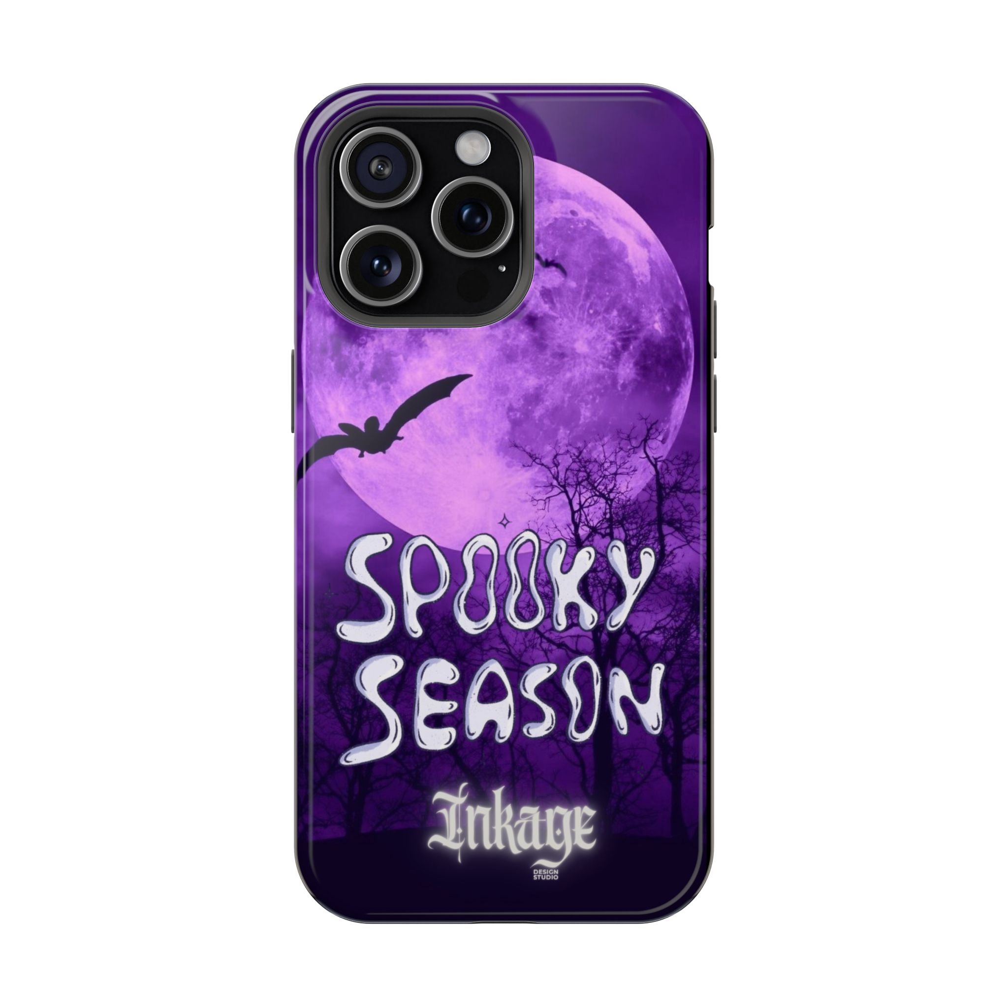 Purple Spooky Season Magnetic Phone Cases (Season)