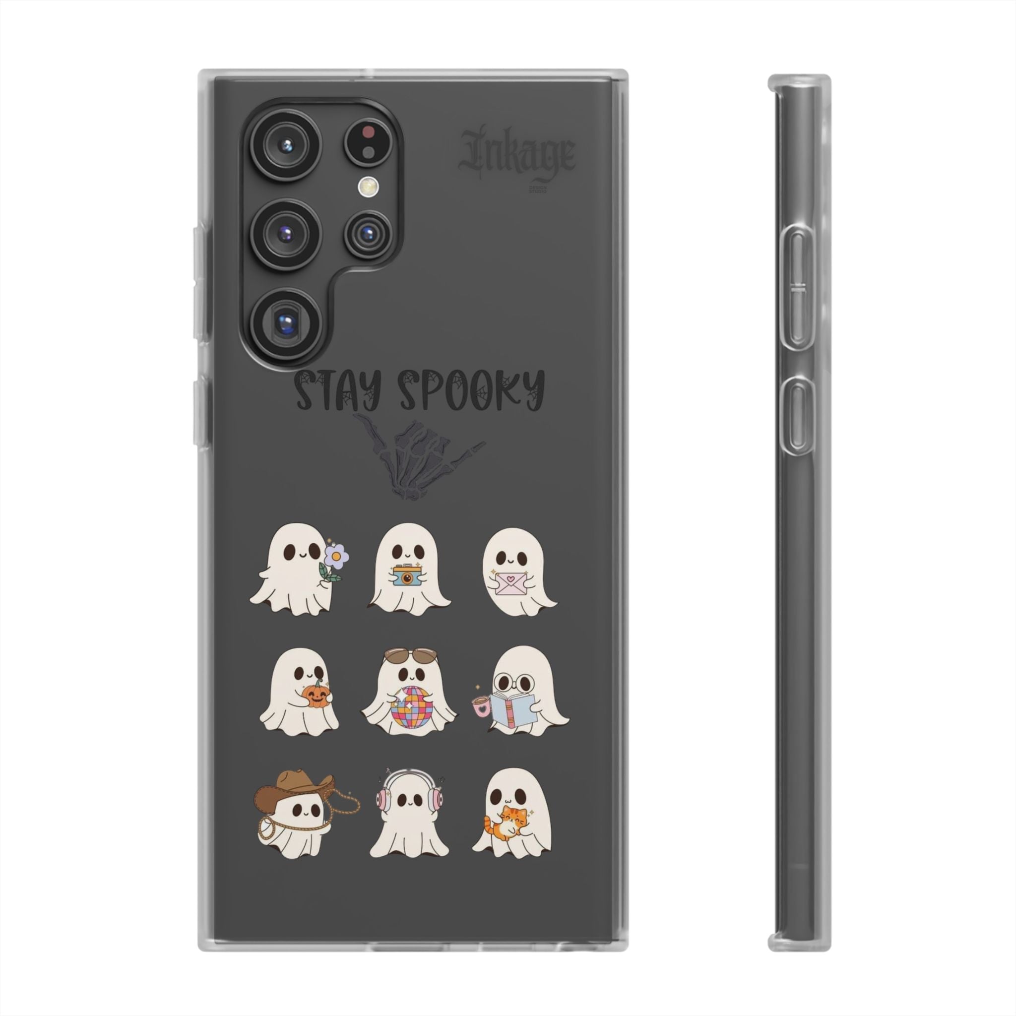 Stay Spooky Clear Phone Cases (Season)