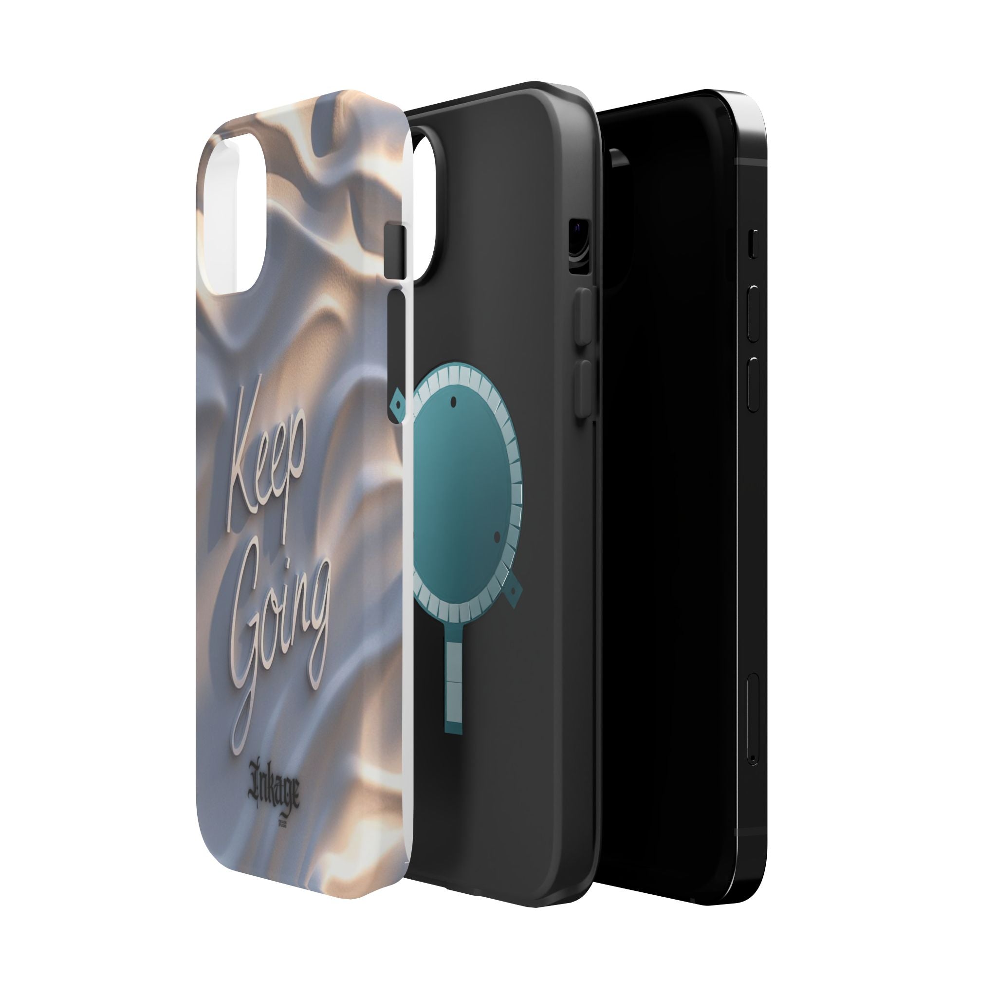 "Keep Going" Magnetic Phone Cases (Quote)