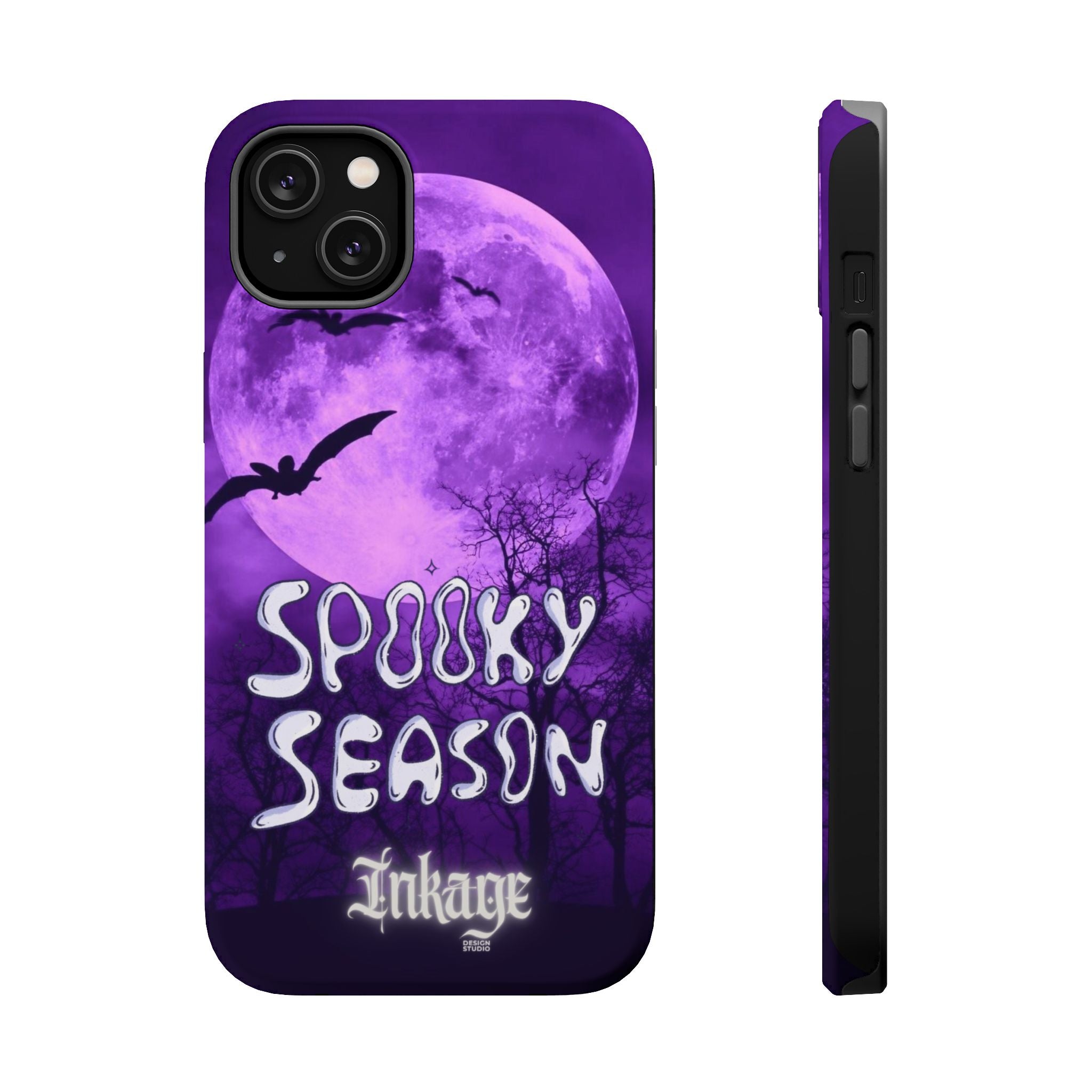 Purple Spooky Season Magnetic Phone Cases (Season)