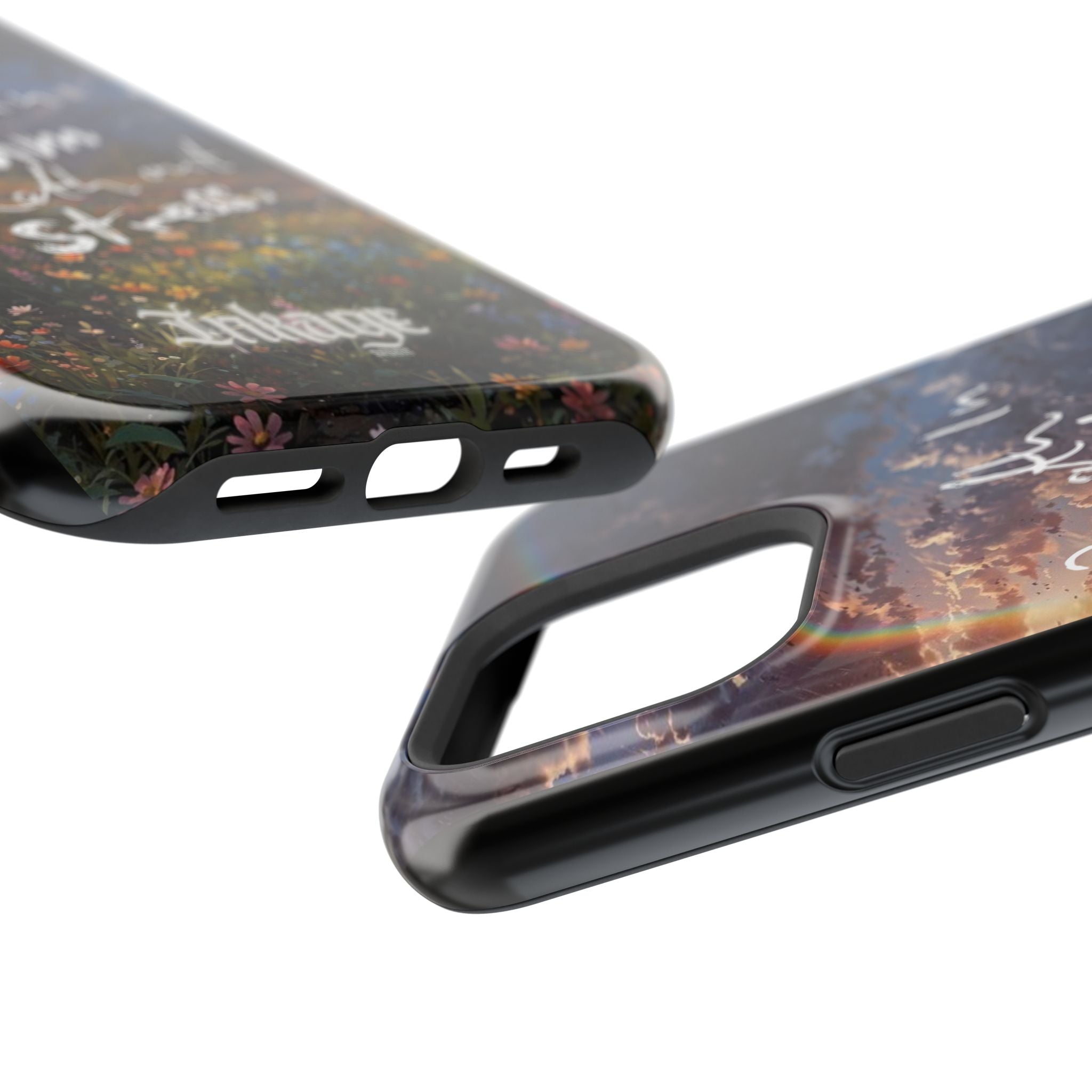 "Breath in Calm Breath out Stress" Magnetic Phone Cases (Quote)
