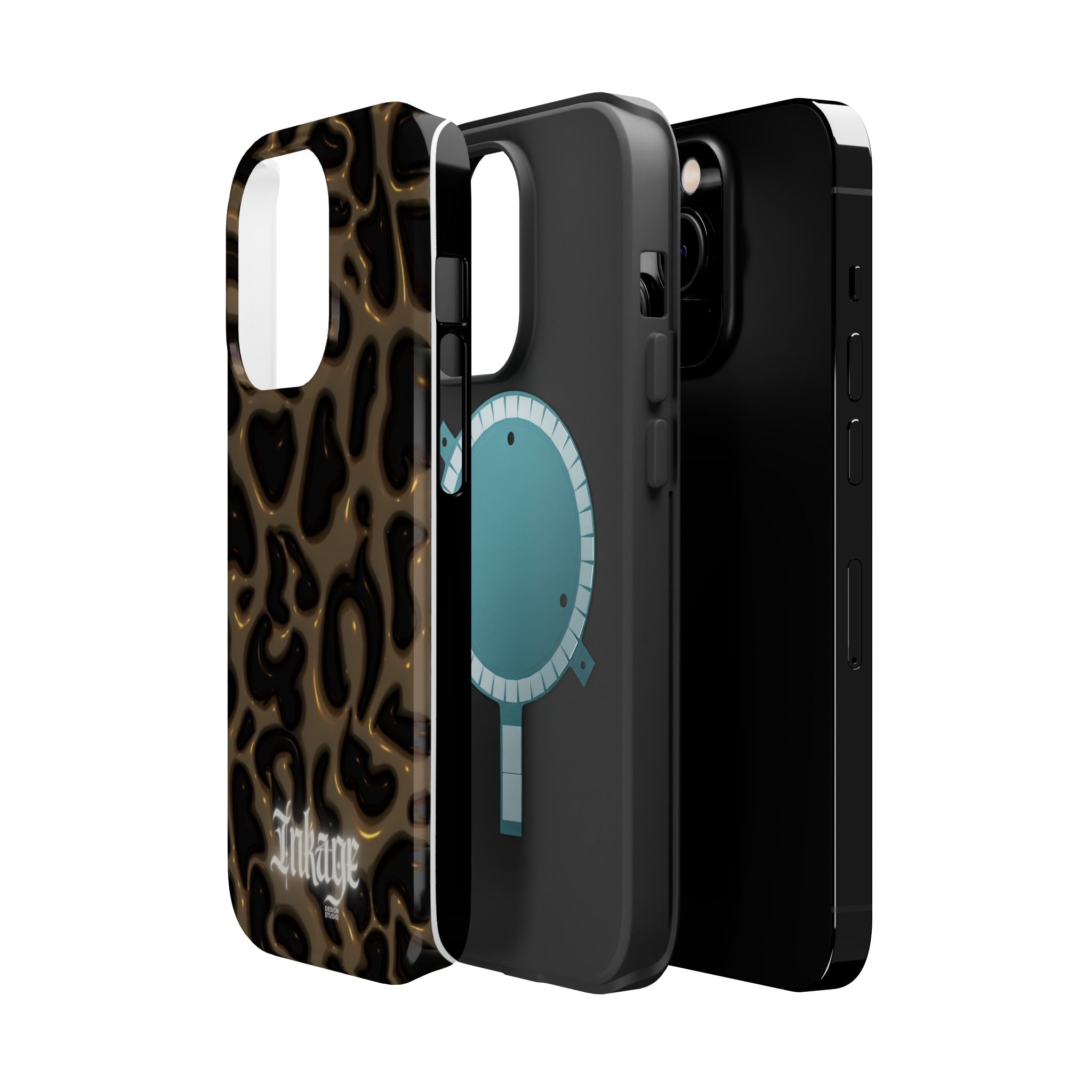 Leopard Print Magnetic Phone Cases (Minimal)