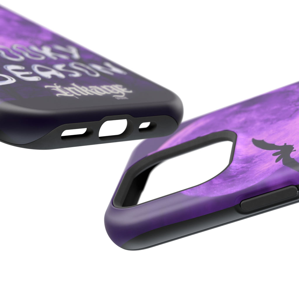 Purple Spooky Season Magnetic Phone Cases (Season)