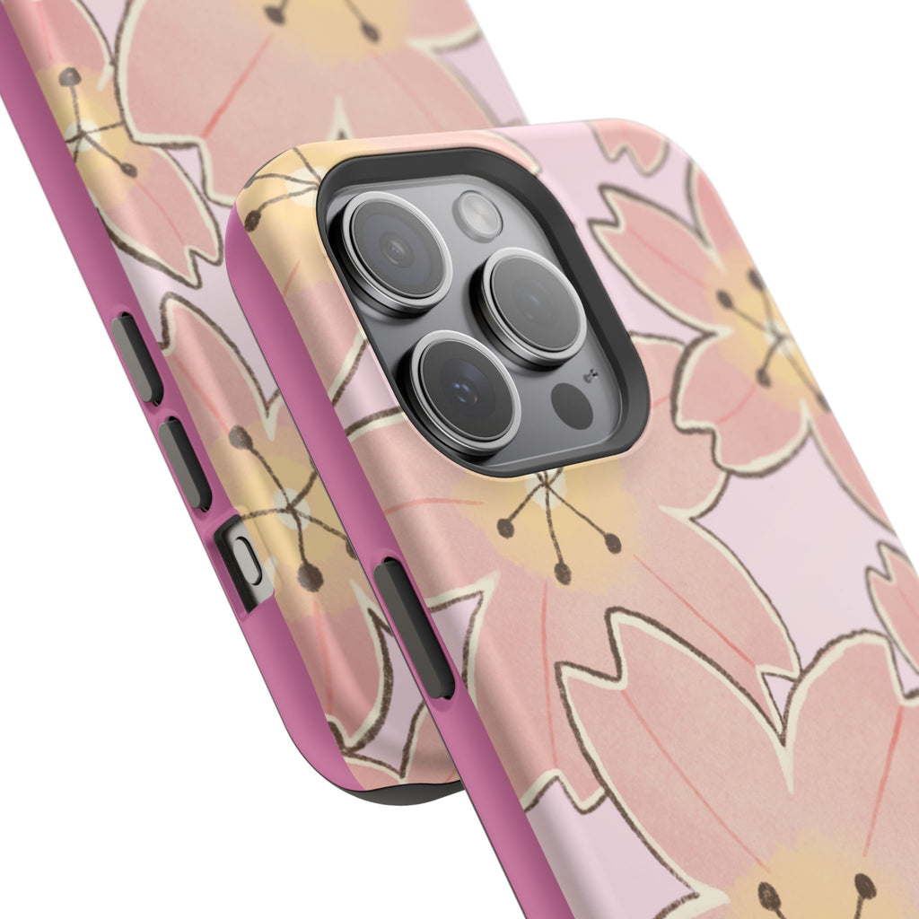 Charming Floral Magnetic Phone Cases (Minimal)