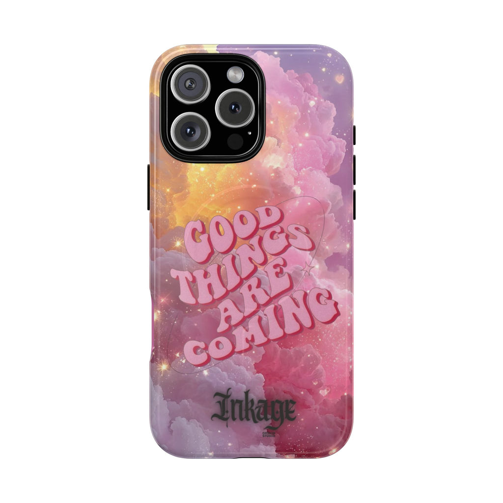 "Good Things Are Coming" with Tough Magnetic Phone Cases (Quote)