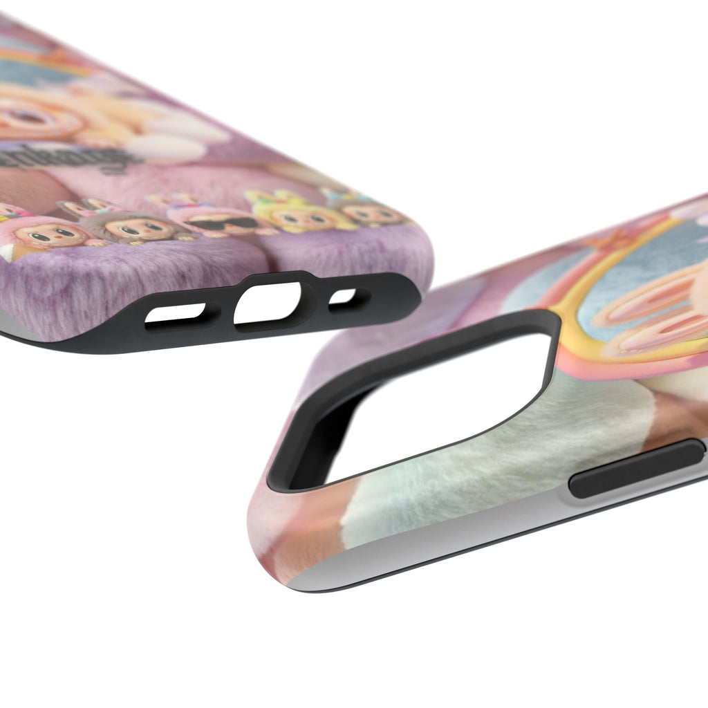 Pastel Rainbow Labubu Magnetic Phone Cases (Animation)
