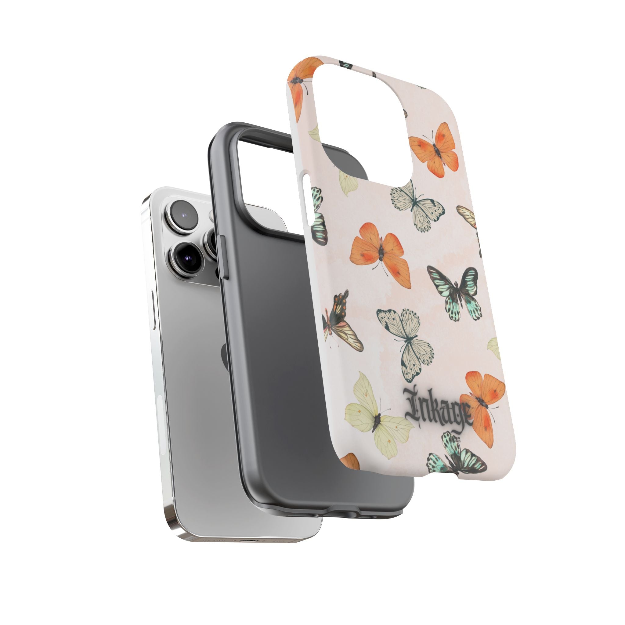 Color Butterfly Tough Phone Case (Minimal)