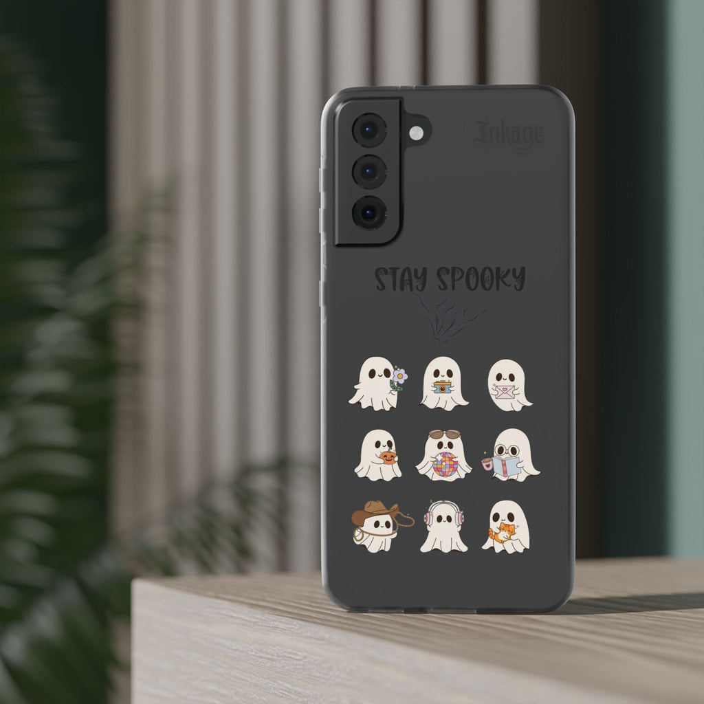 Stay Spooky Clear Phone Cases (Season)