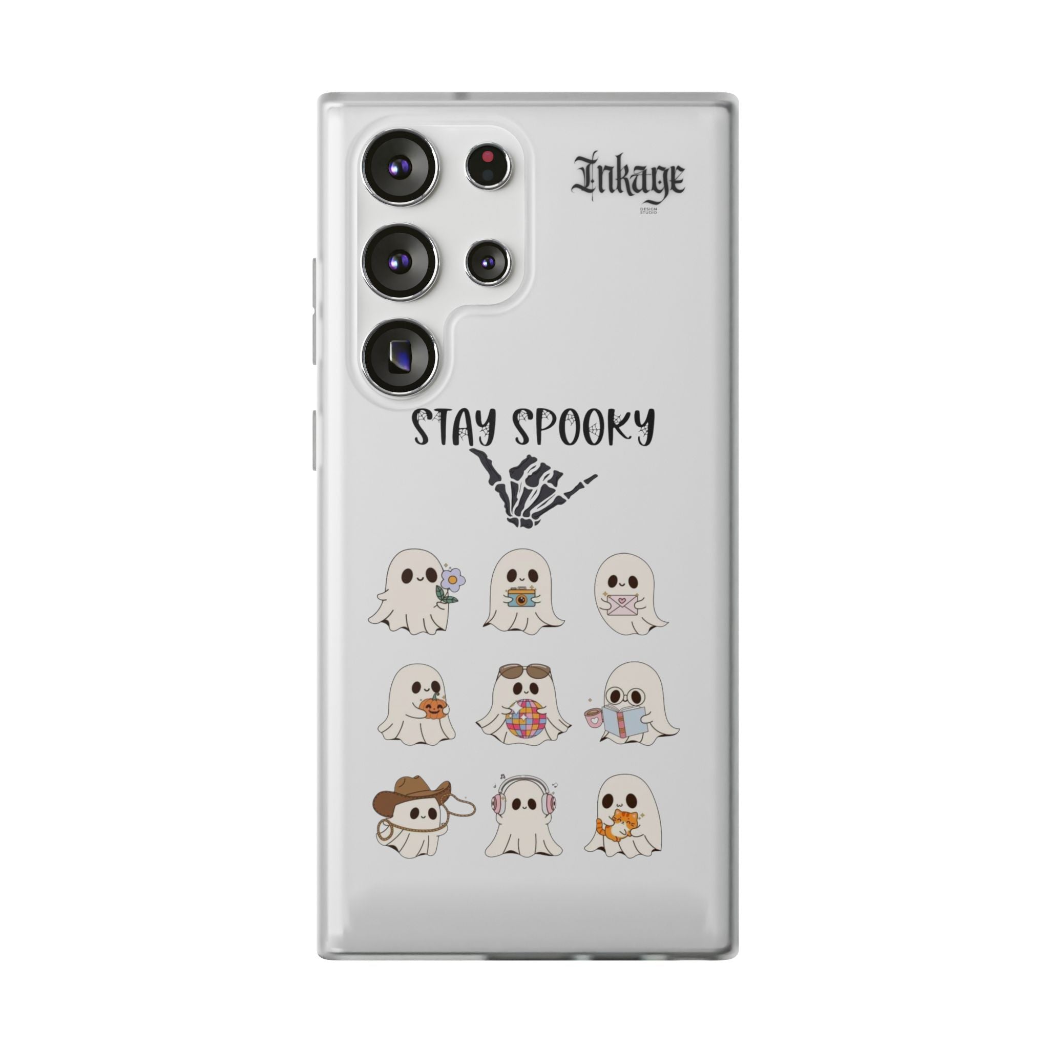 Stay Spooky Clear Phone Cases (Season)