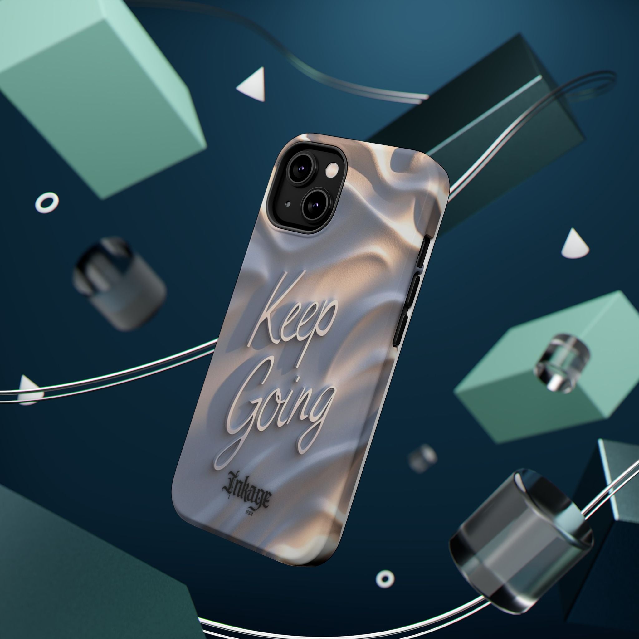 "Keep Going" Magnetic Phone Cases (Quote)