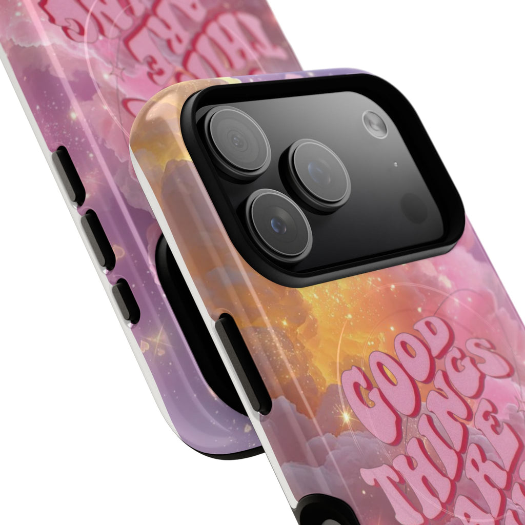 "Good Things Are Coming" with Tough Magnetic Phone Cases (Quote)