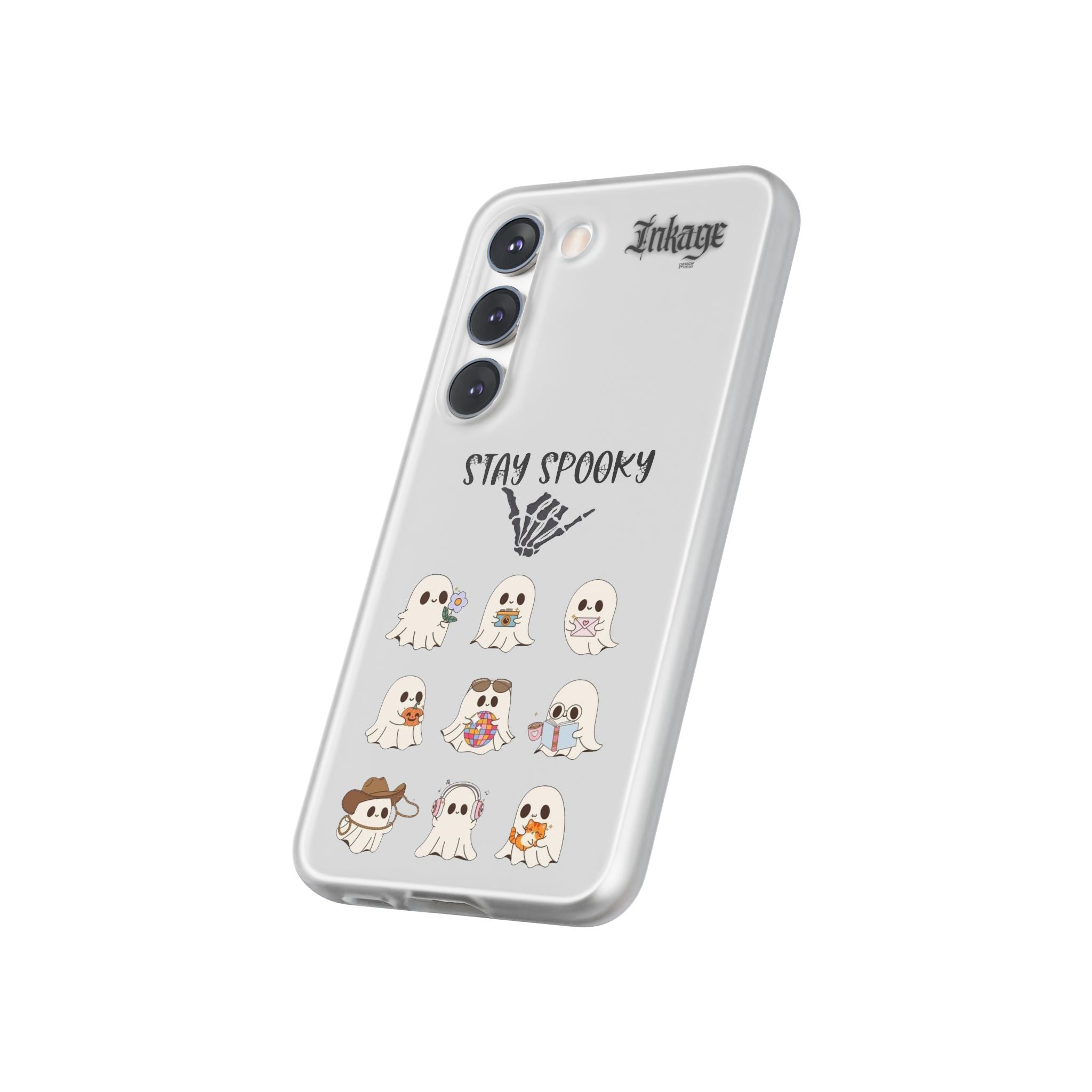 Stay Spooky Clear Phone Cases (Season)