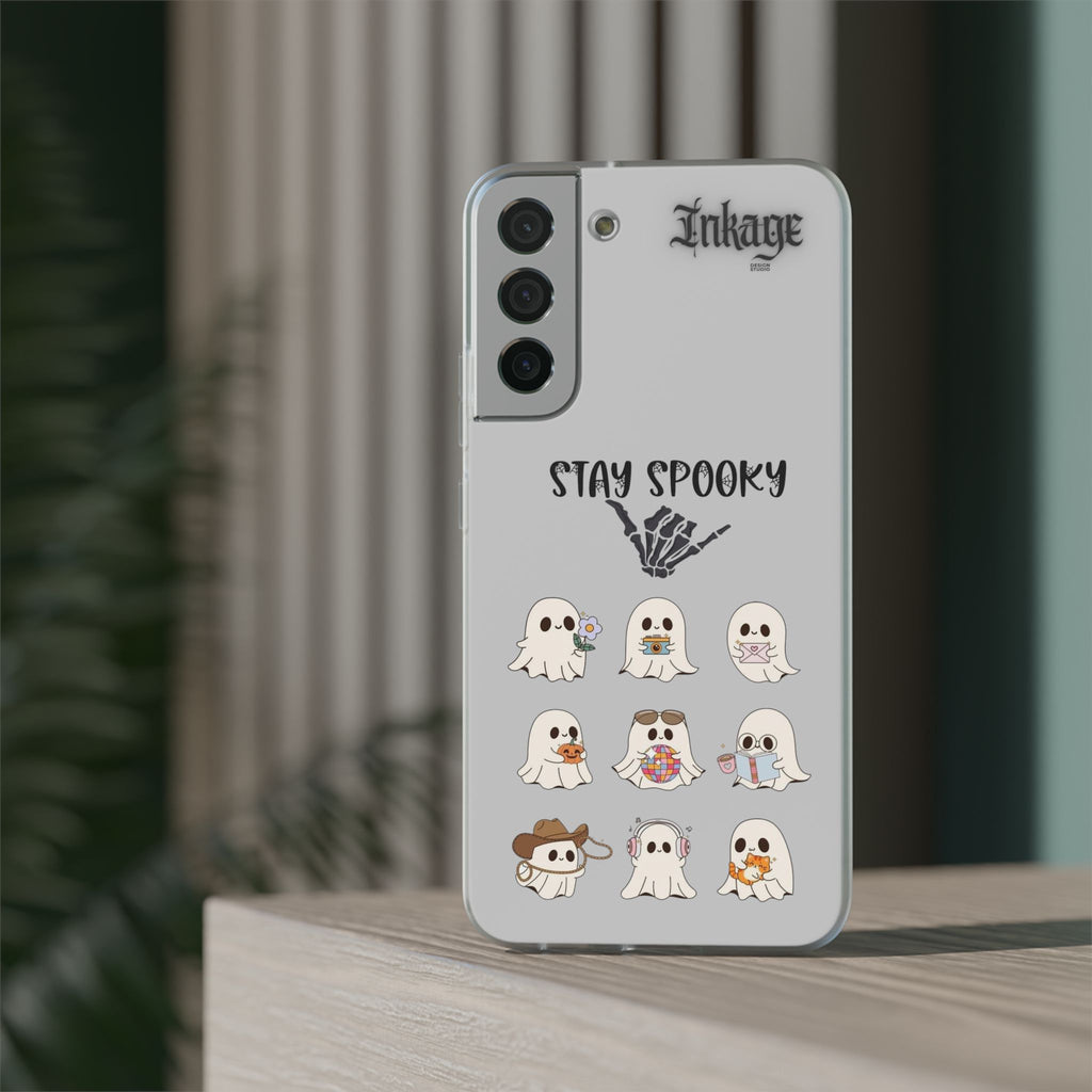 Stay Spooky Clear Phone Cases (Season)