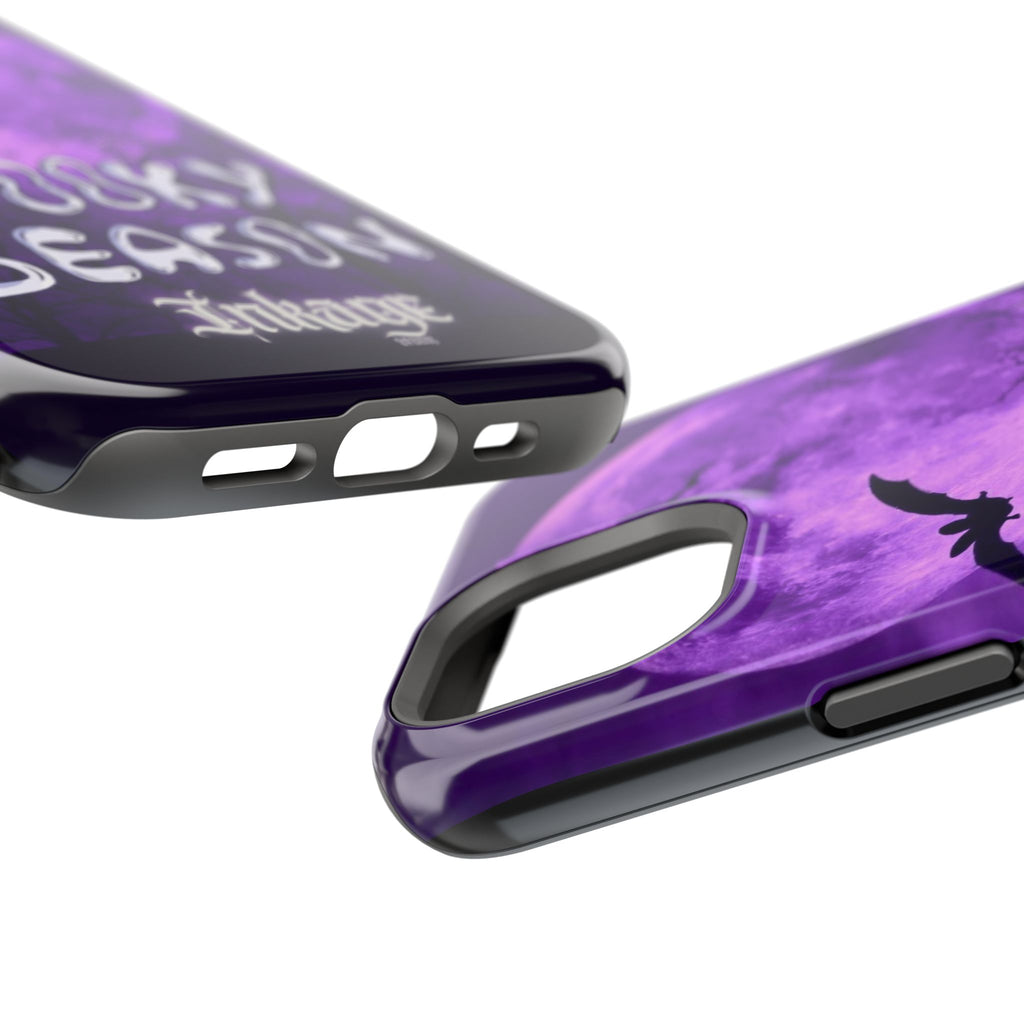 Purple Spooky Season Magnetic Phone Cases (Season)