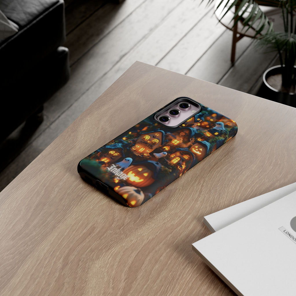Spooky Pumpkin Village Tough Phone Cases (Season)