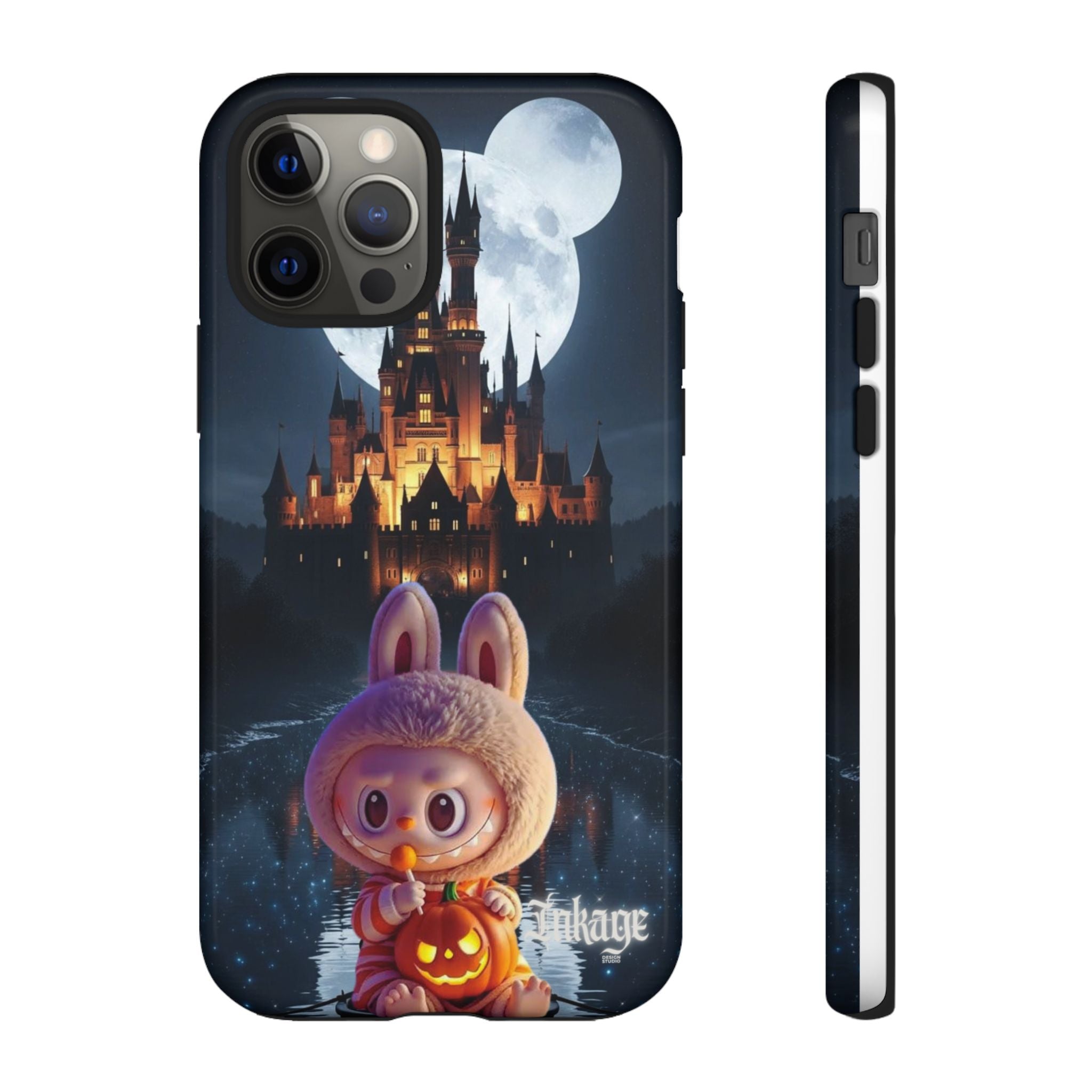 Labubu Halloween On Disney Boat Tough Phone Cases (Season, Animation)