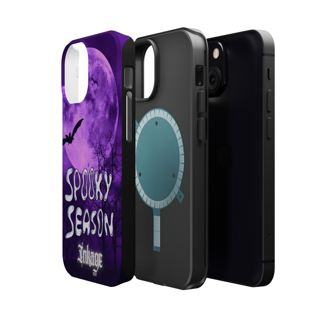 Purple Spooky Season Magnetic Phone Cases (Season)