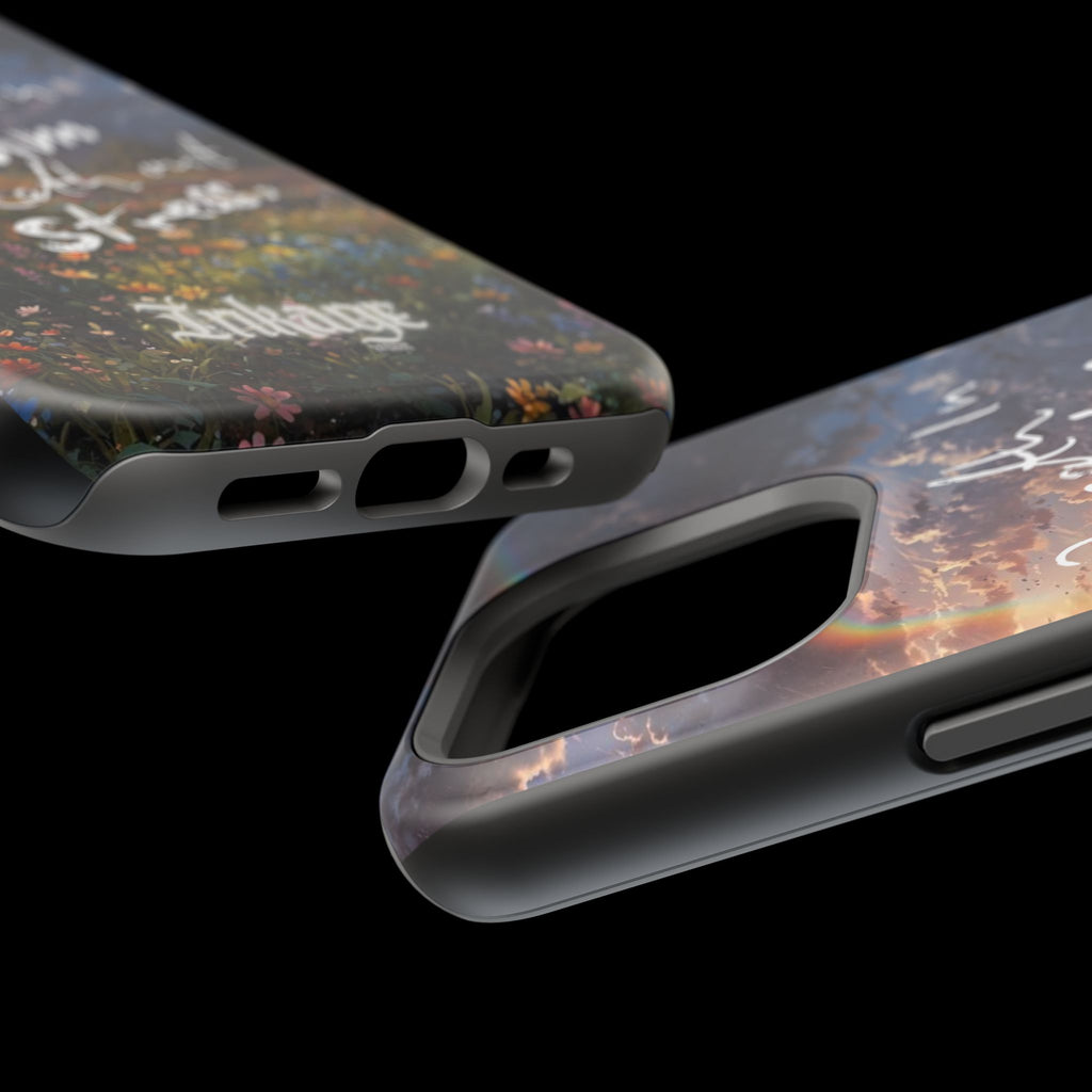 "Breath in Calm Breath out Stress" Magnetic Phone Cases (Quote)
