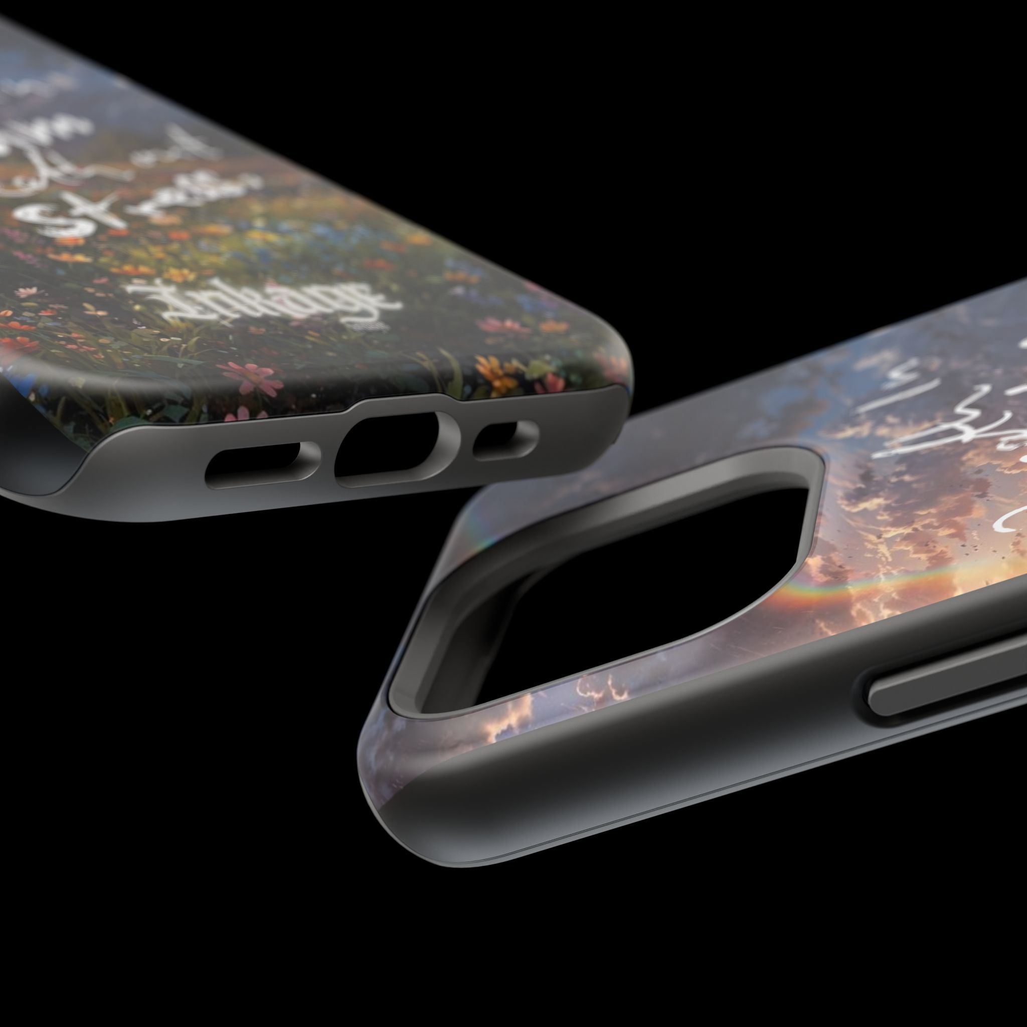 "Breath in Calm Breath out Stress" Magnetic Phone Cases (Quote)
