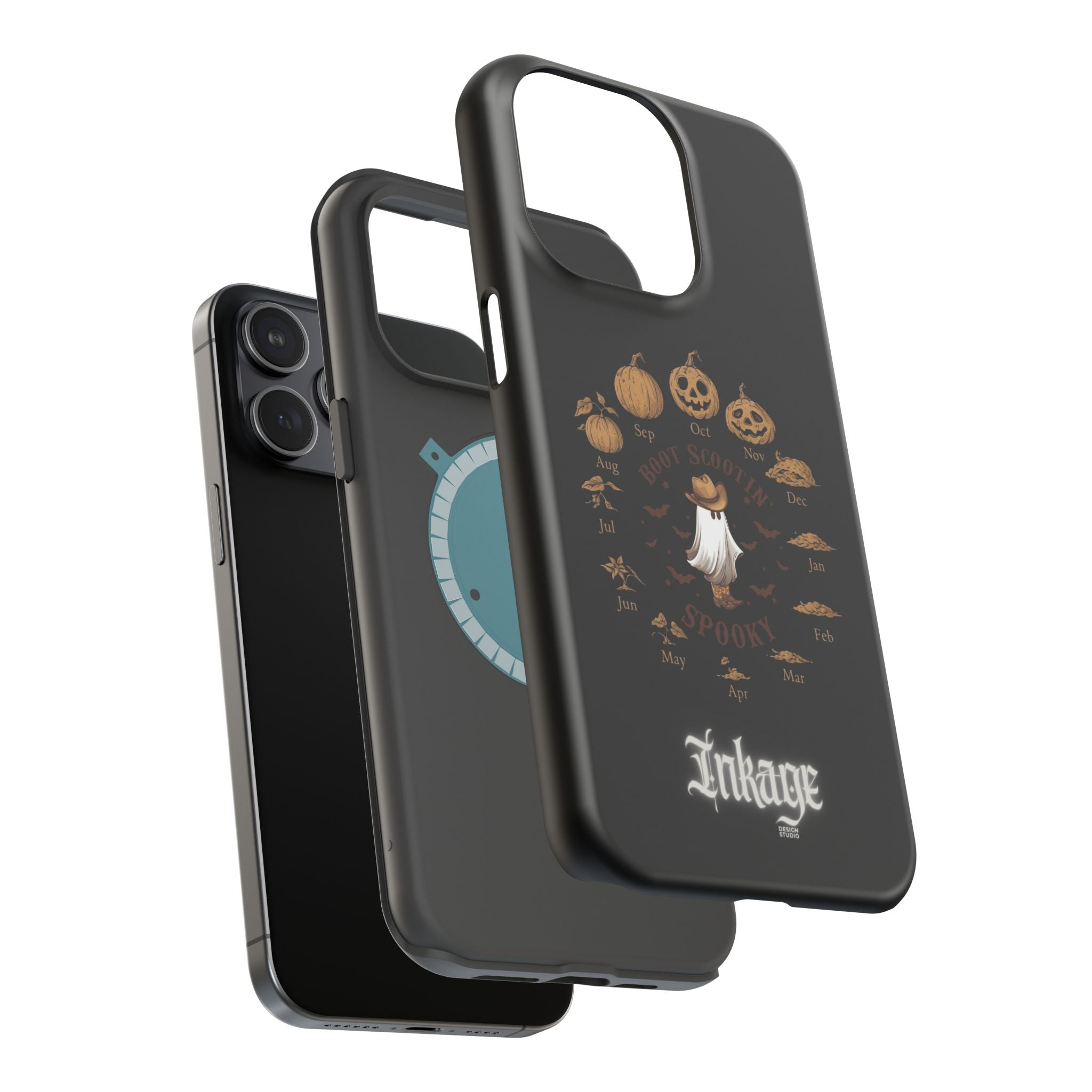 Spooky Boot Halloween Pumpkin Magnetic Phone Case (Season)
