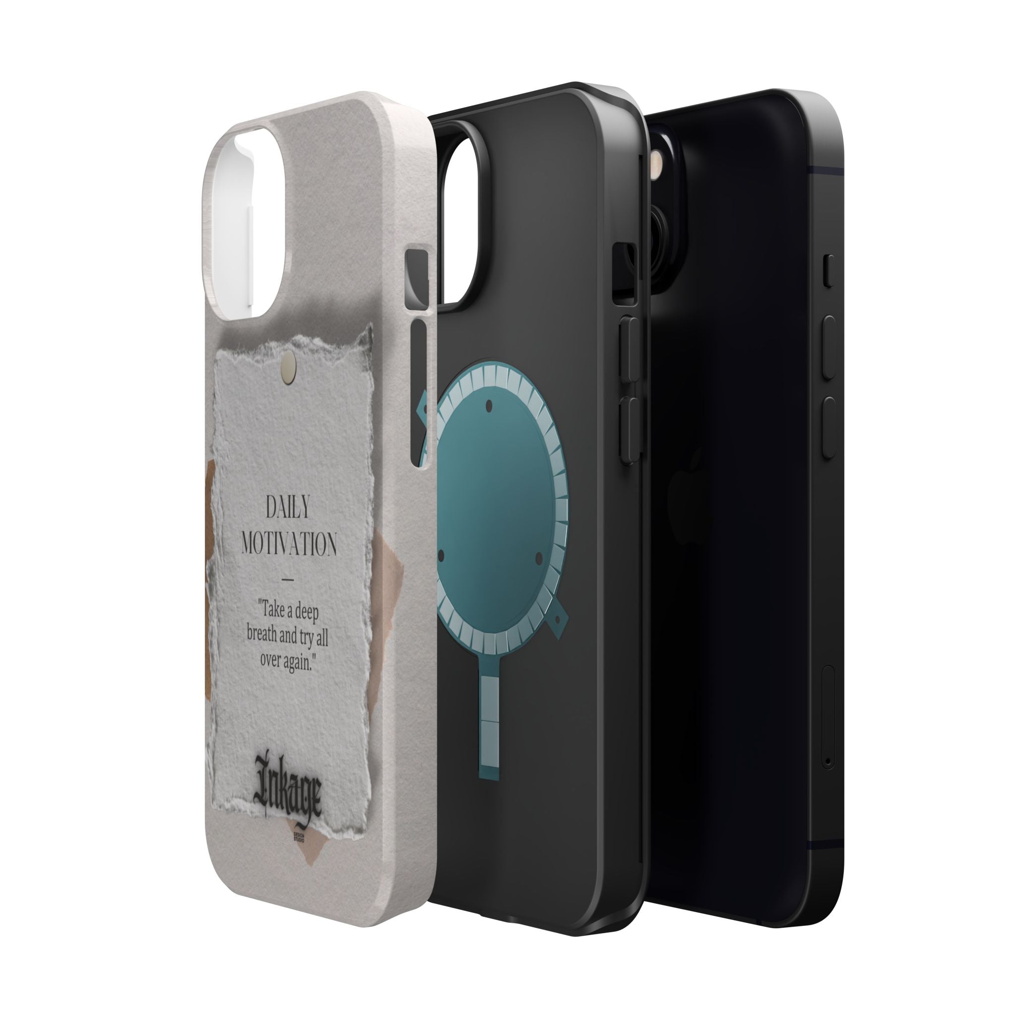 "Daily Motivation" Magnetic Quote Phone Case