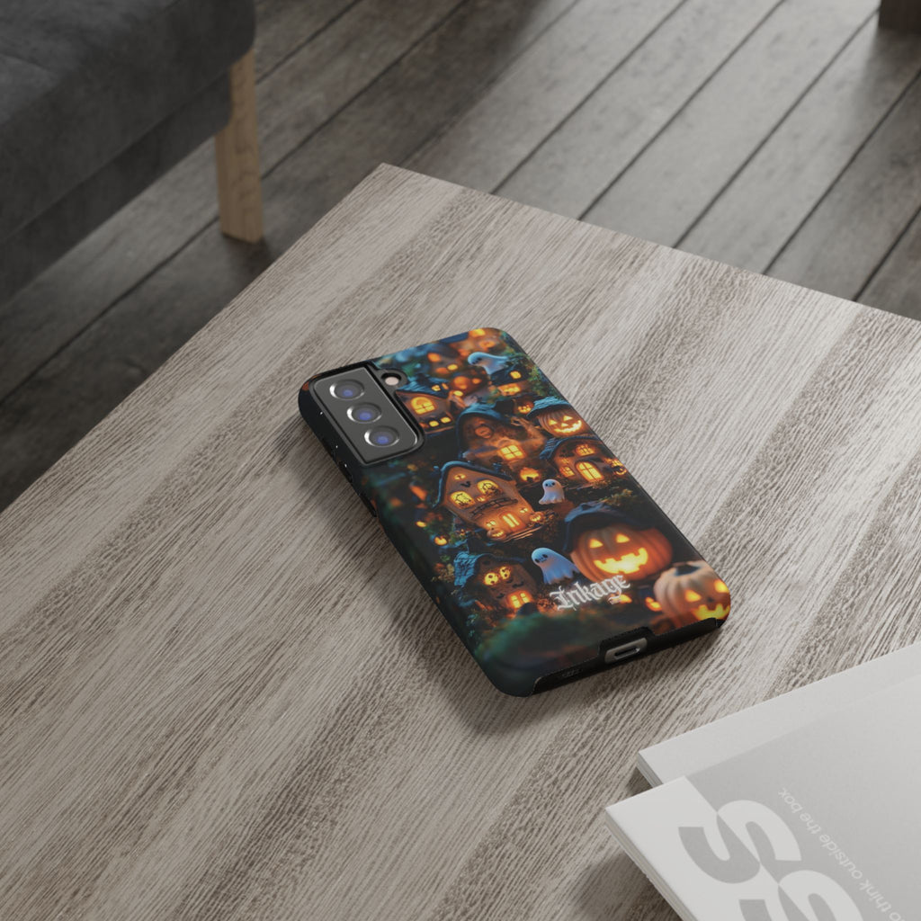 Spooky Pumpkin Village Tough Phone Cases (Season)