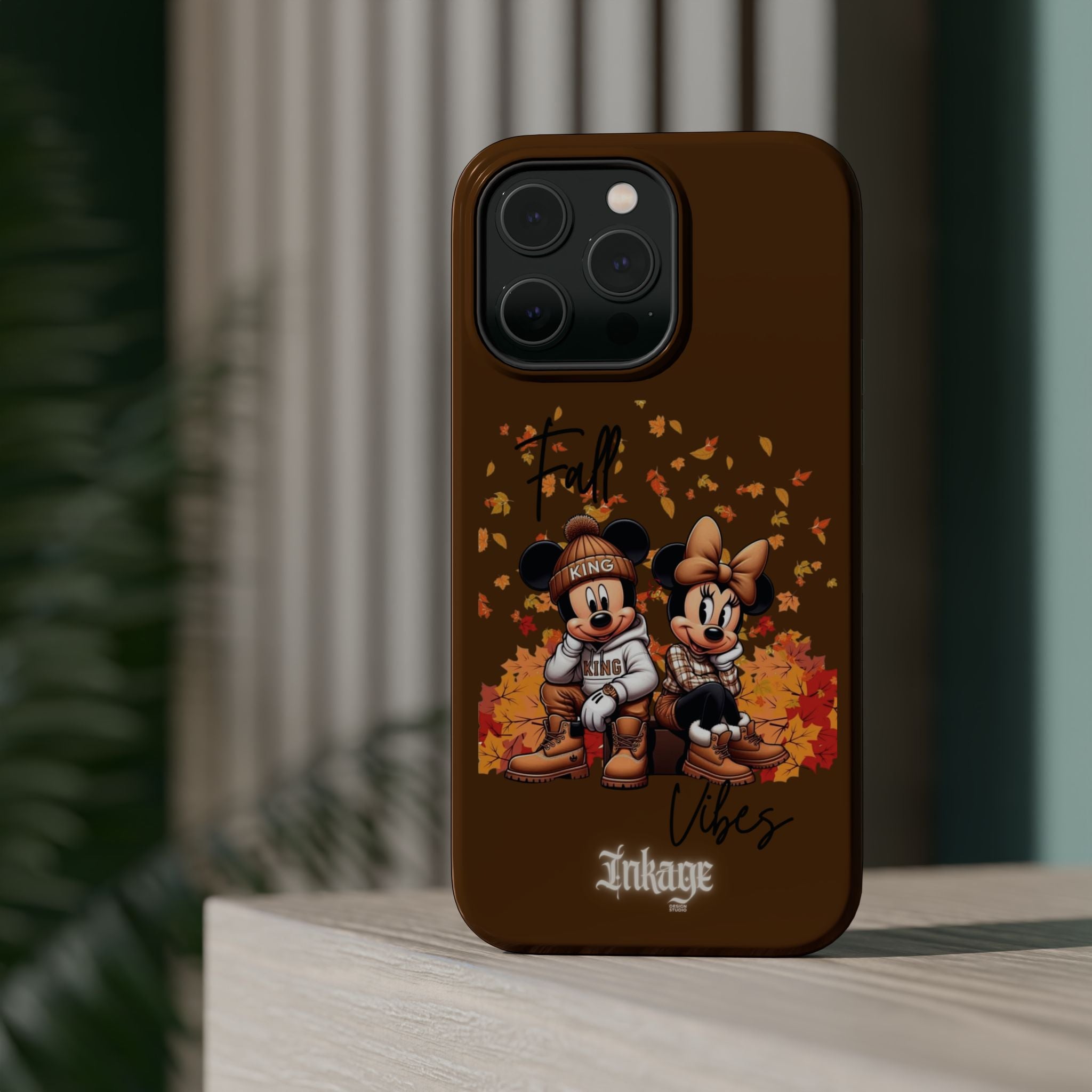 Mickey & Minnie Fall Vibes Magnetic iPhone Cases (Animation)