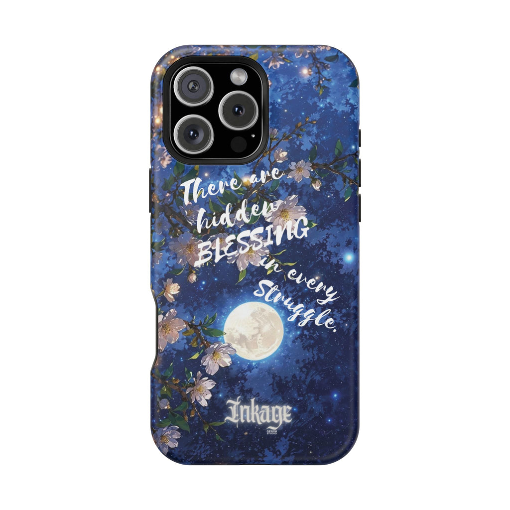 “Moonlit Blessing” Magnetic Phone Cases (Quote)