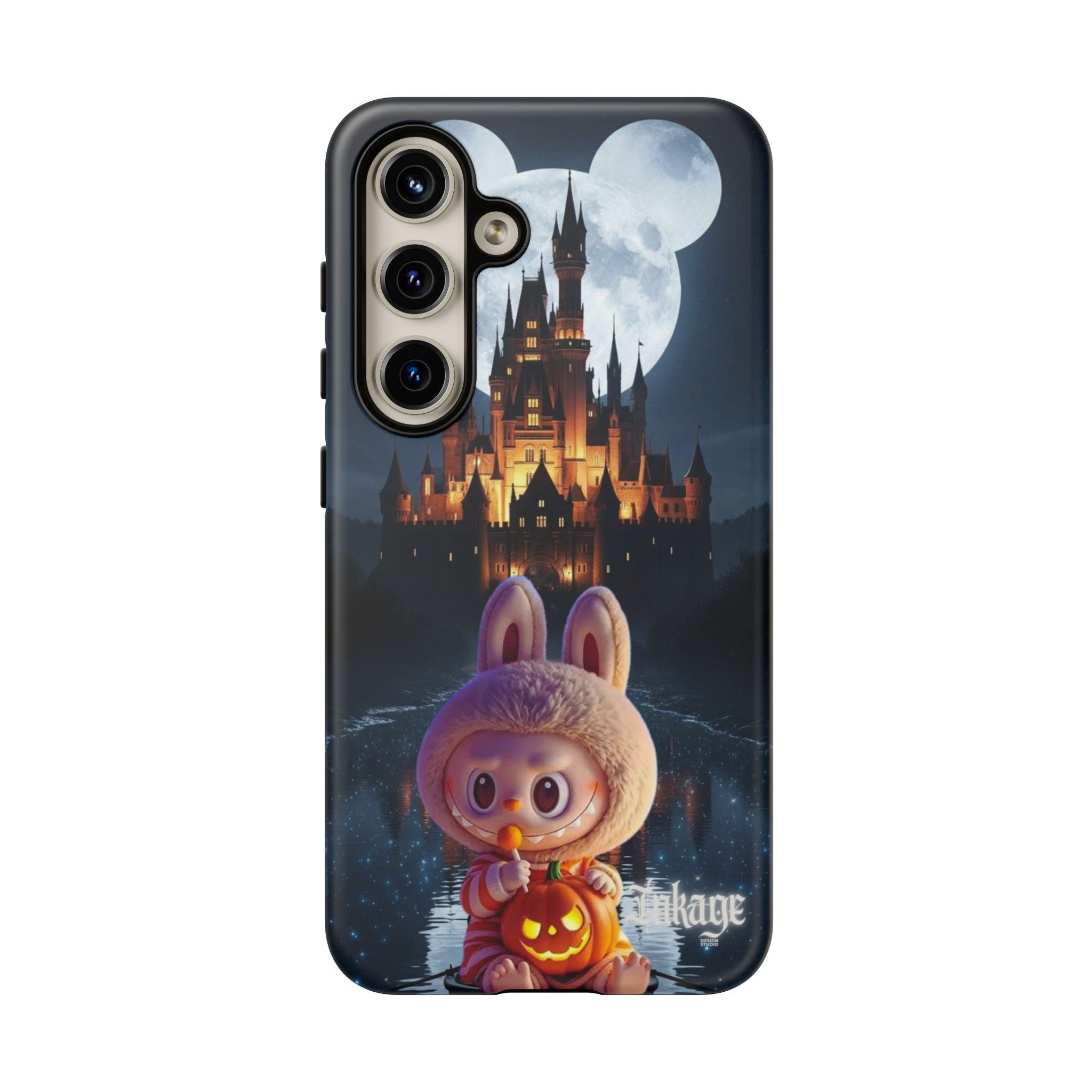 Labubu Halloween On Disney Boat Tough Phone Cases (Season, Animation)