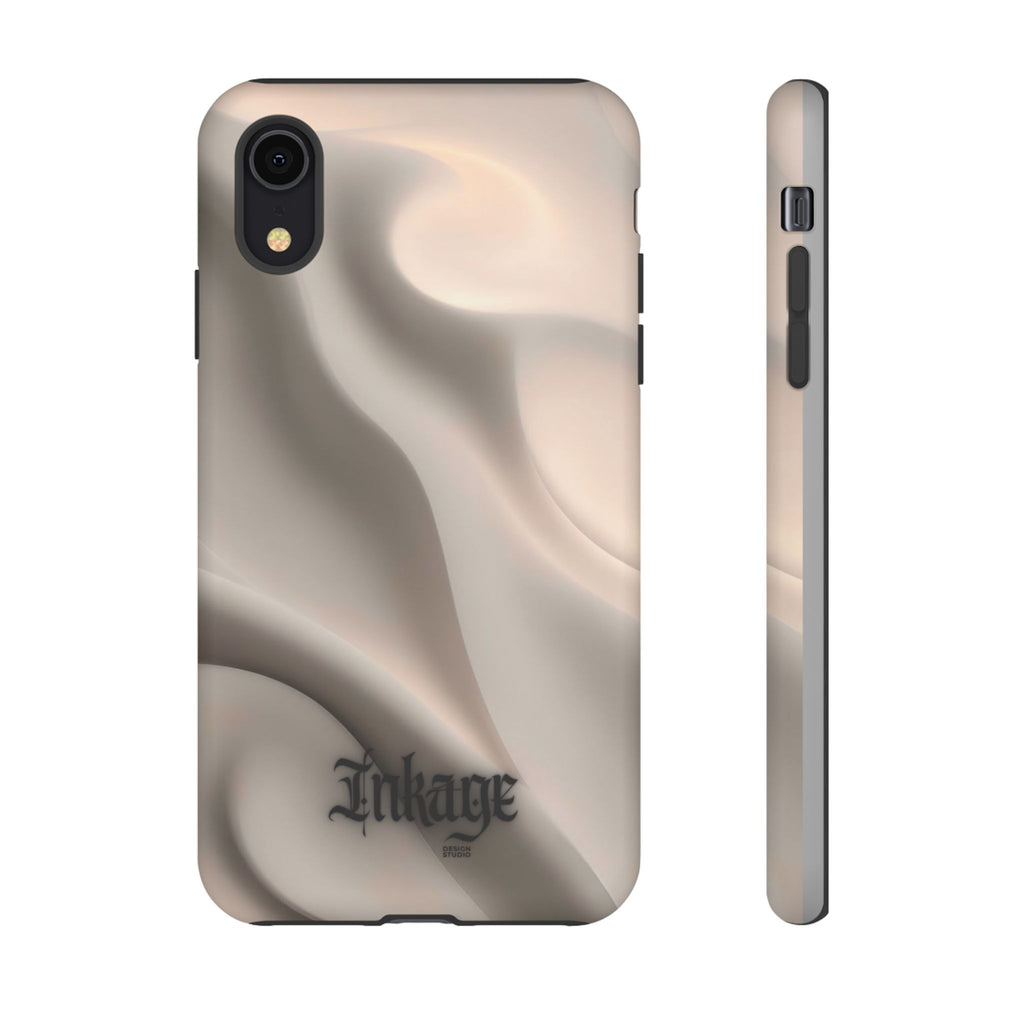 Beige Wavy Flow Tough Phone Case (Minimal)