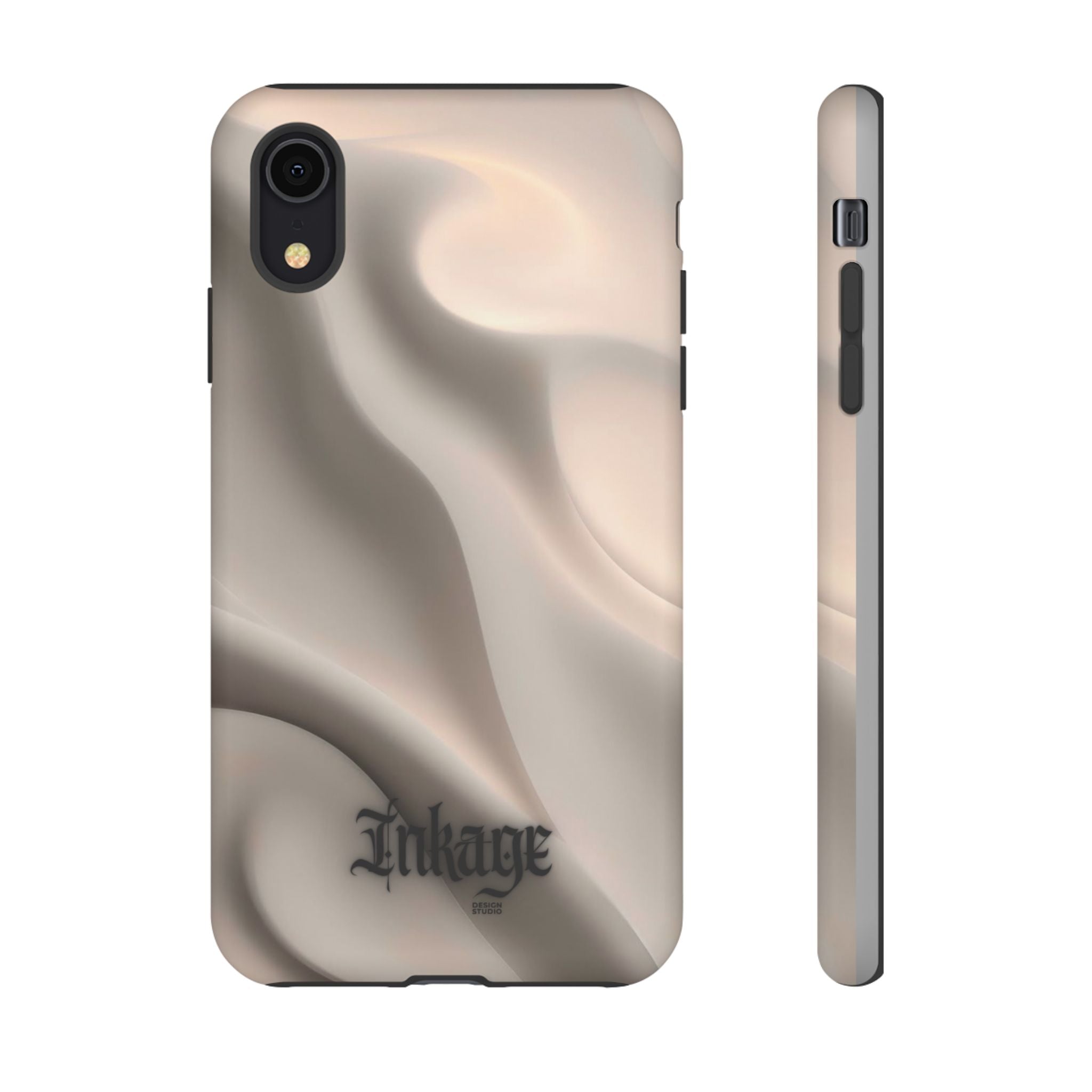 Beige Wavy Flow Tough Phone Case (Minimal)