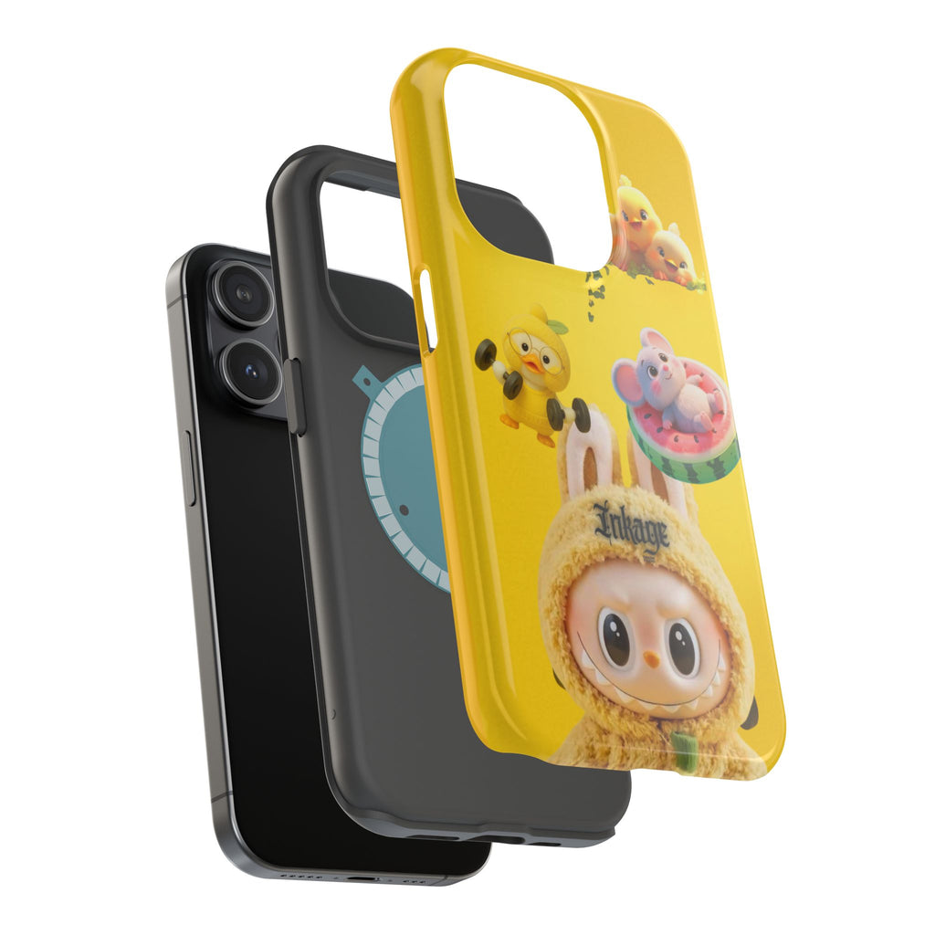 Yellow Cutie Labubu Magnetic Phone Cases (Animation)