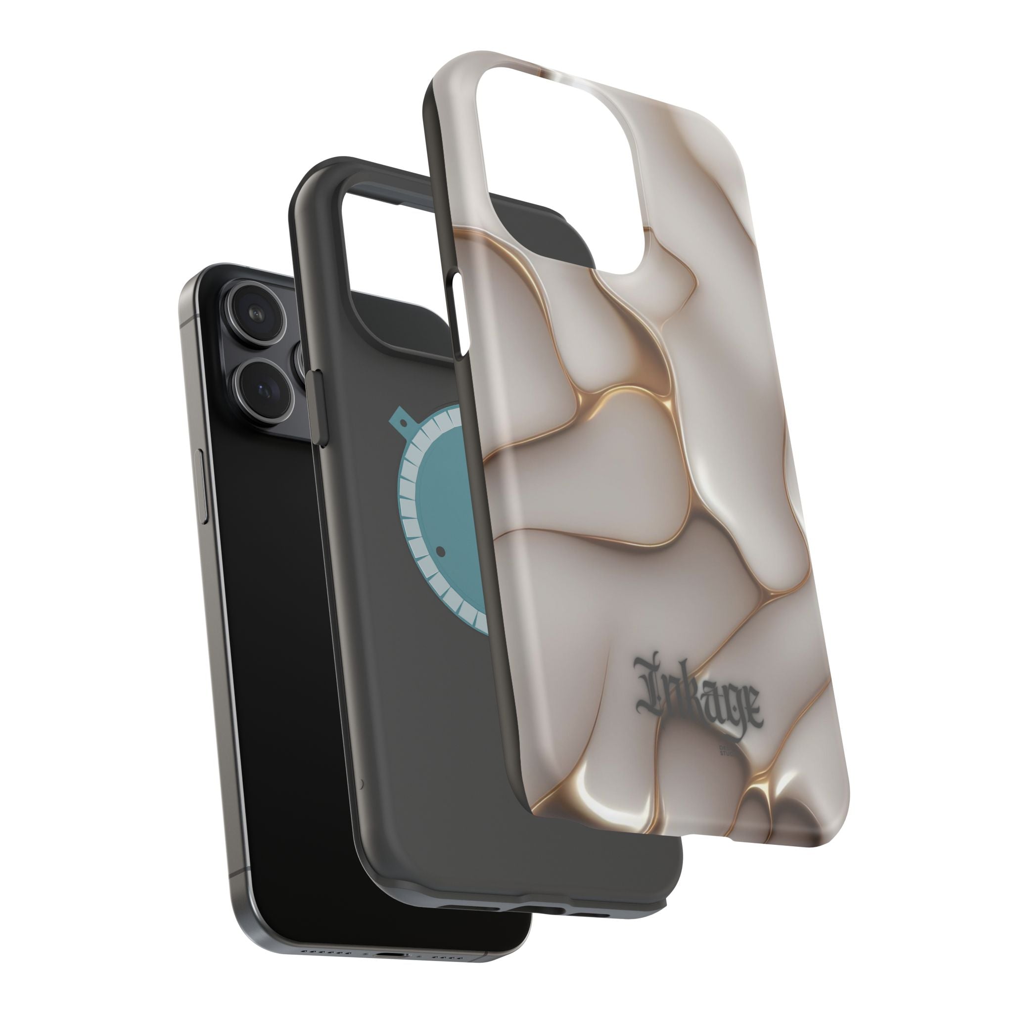 Golden Flow Magnetic Phone Cases (Minimal)