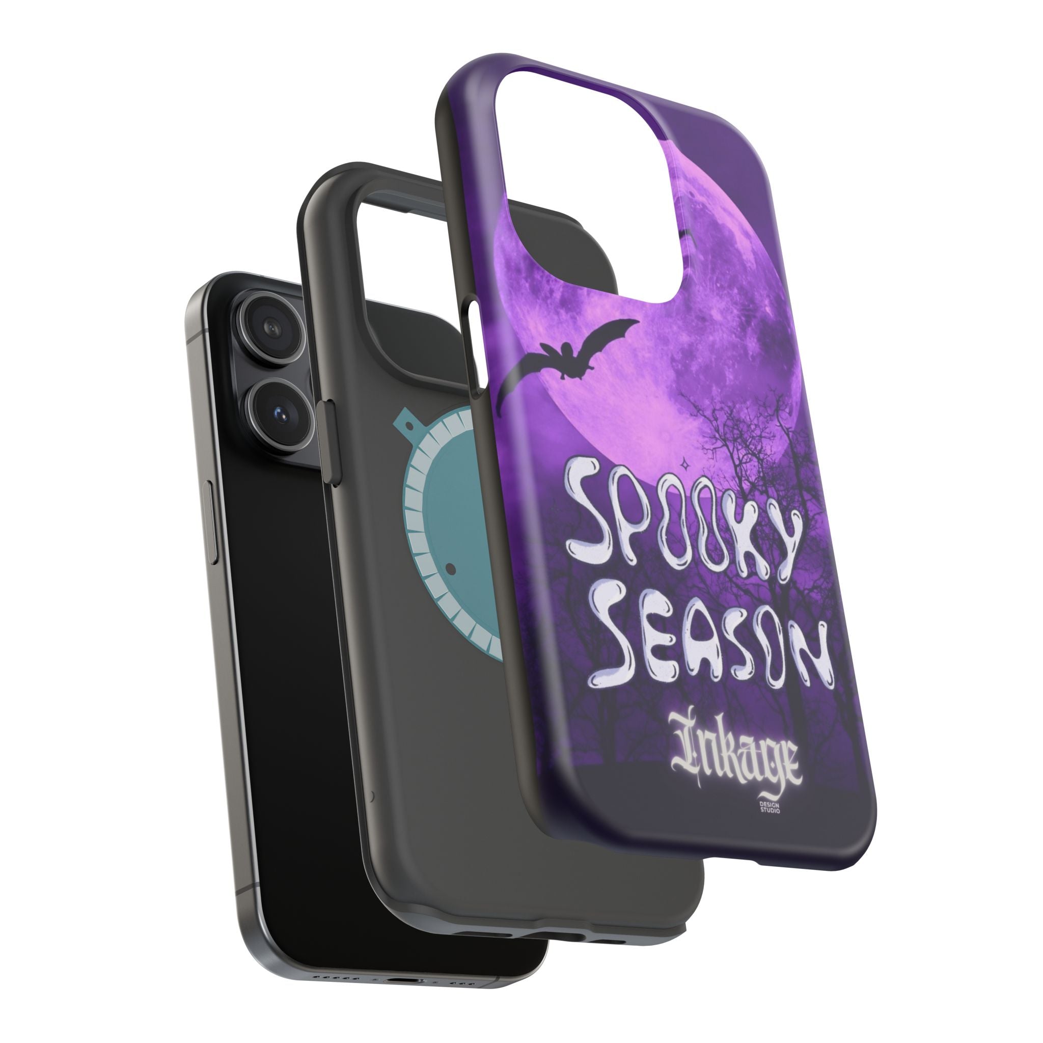 Purple Spooky Season Magnetic Phone Cases (Season)