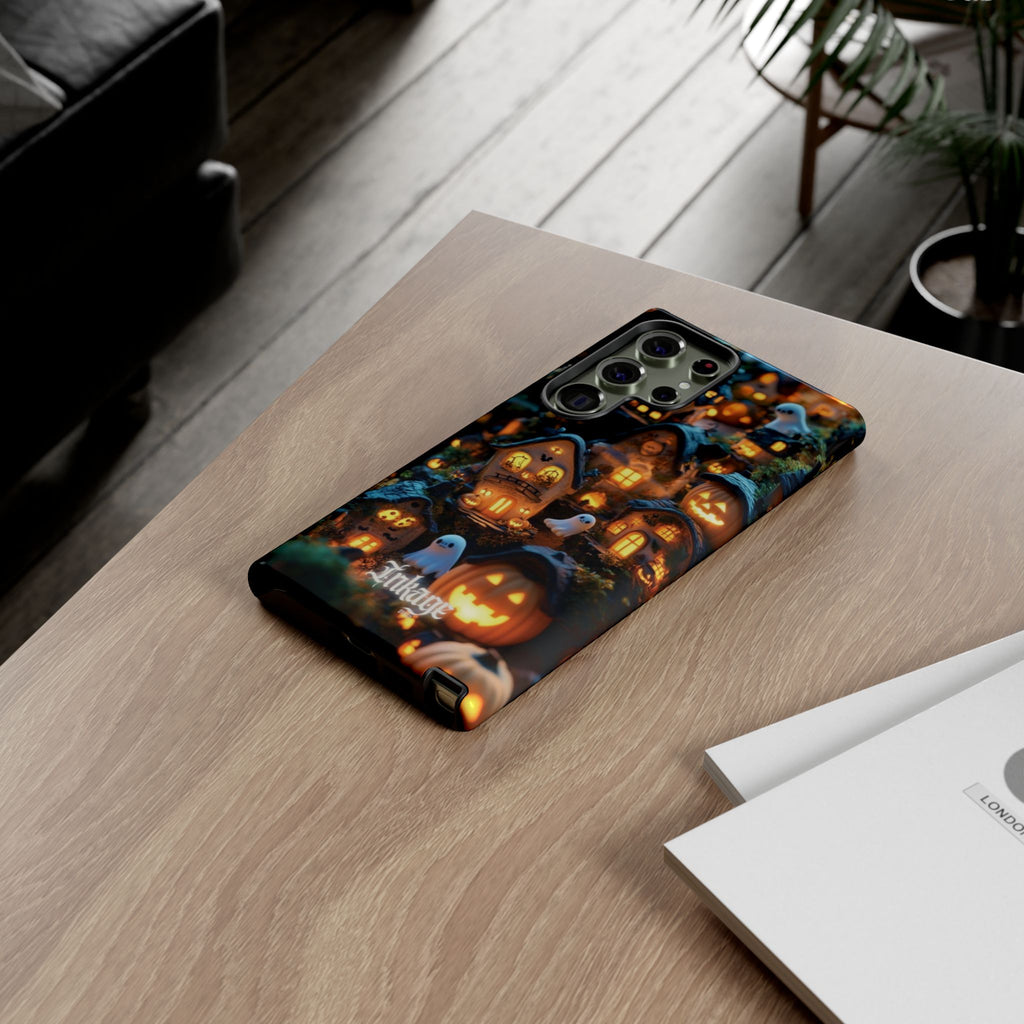 Spooky Pumpkin Village Tough Phone Cases (Season)