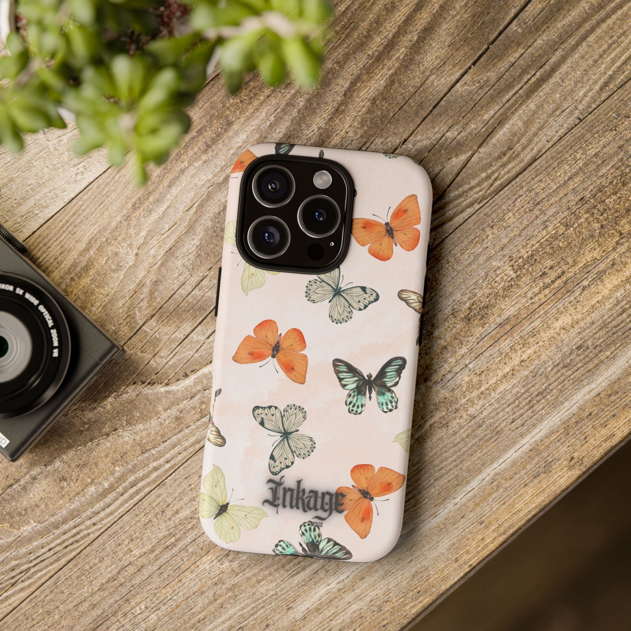 Color Butterfly Tough Phone Case