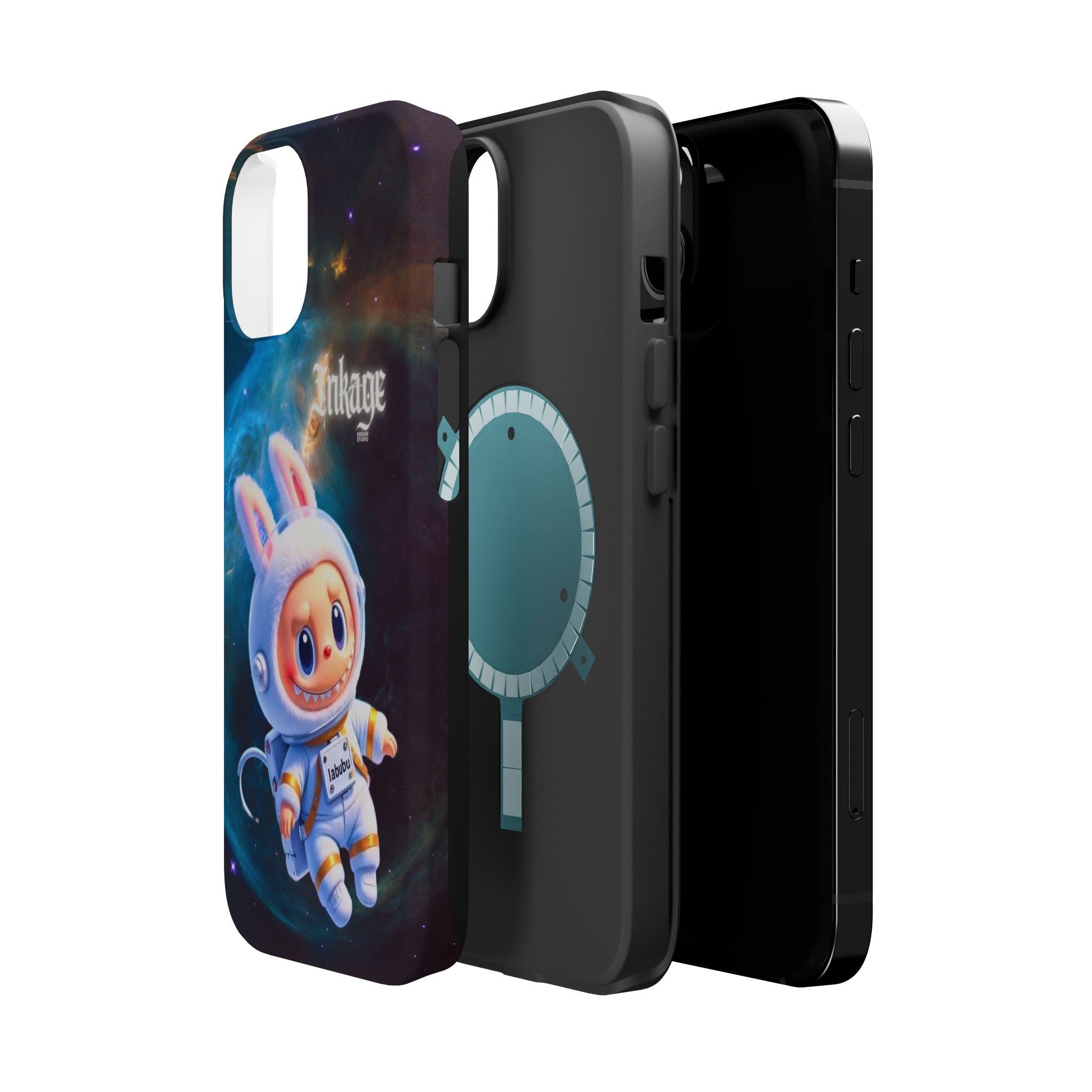 Labubu Astronaut Magnetic Phone Cases (Animation)