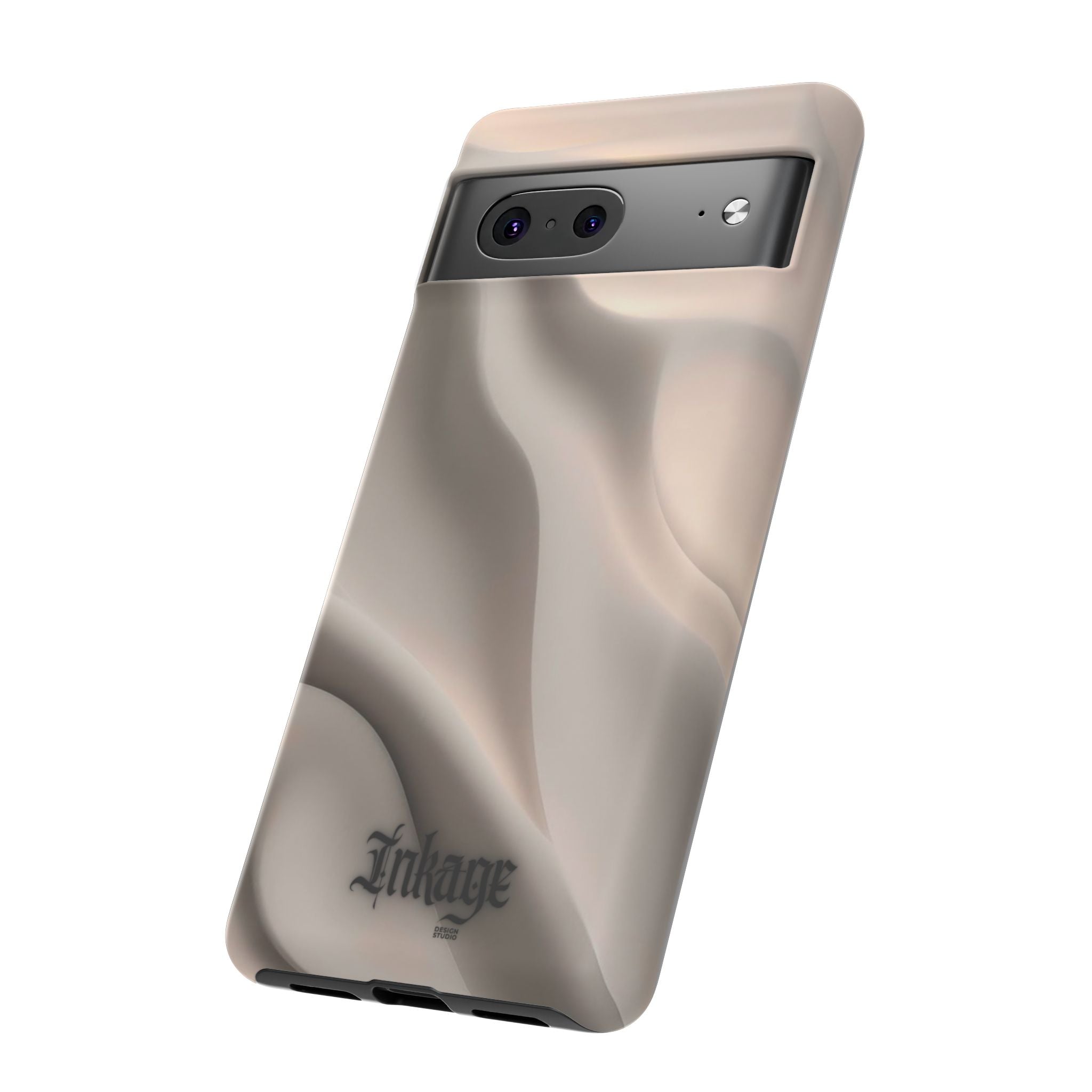 Beige Wavy Flow Tough Phone Case (Minimal)