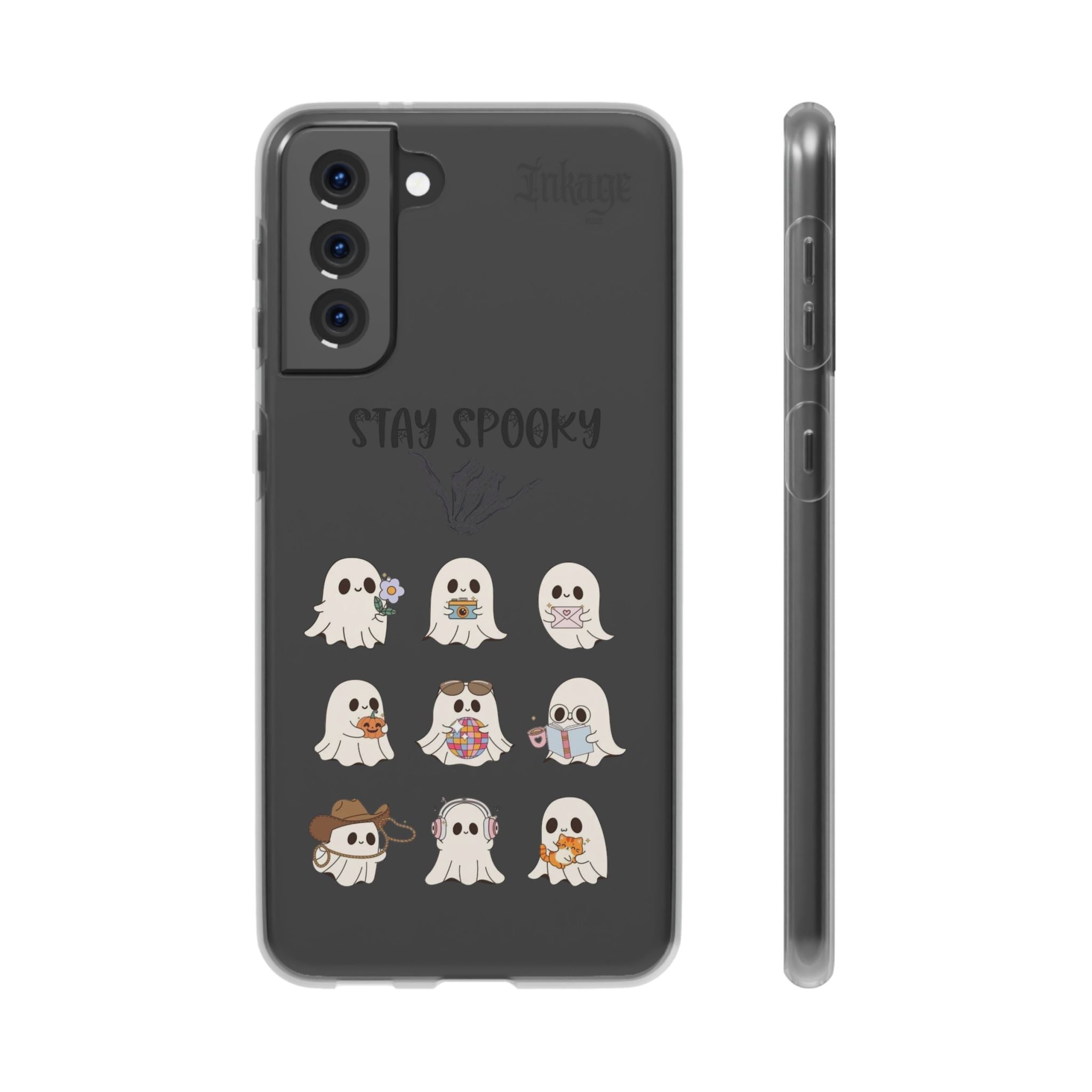 Stay Spooky Clear Phone Cases (Season)
